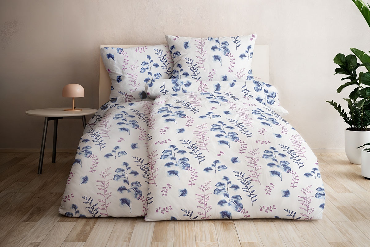 Grund Bettwäsche »Eucalipta Bettwäsche« 2 tlg. tlg. Aus 100% Baumwollsatin gefertigt