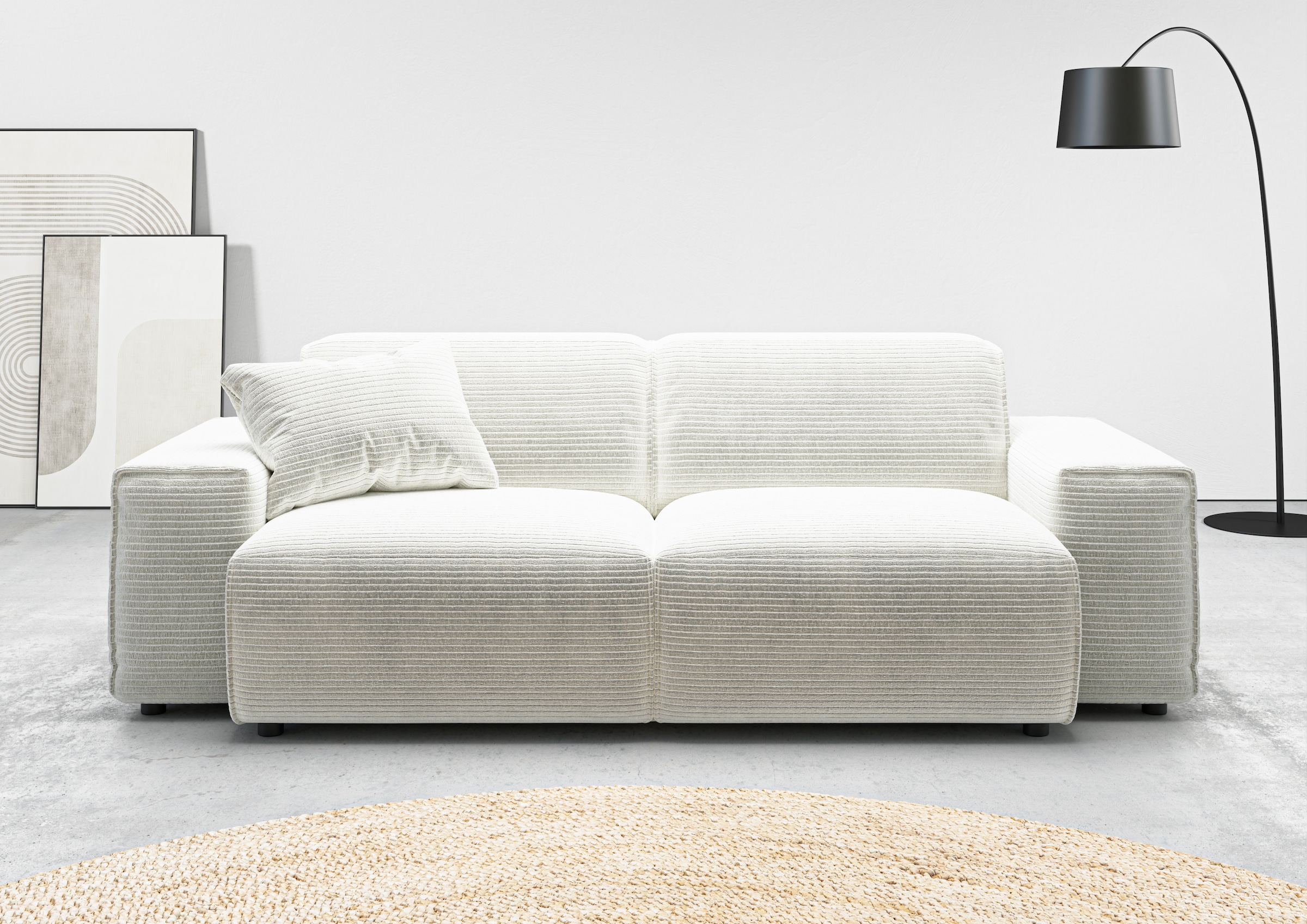 Home affaire 2,5-Sitzer "Glimminge auch in Breitcord, Feincord + Easy care- günstig online kaufen