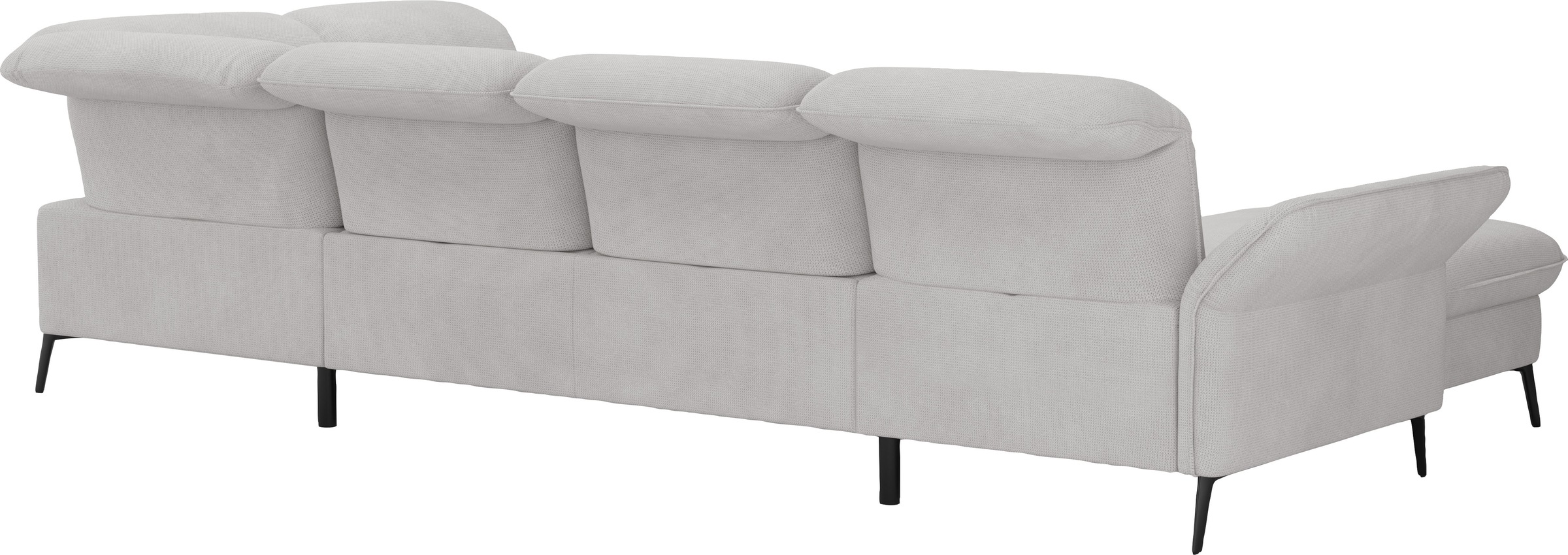 sit&more Wohnlandschaft »Emely, inkl. Sitztiefenverstellung«, wahlweise mit Bettfunktion,Bettkasten,Kopf- & Armteilverstellung