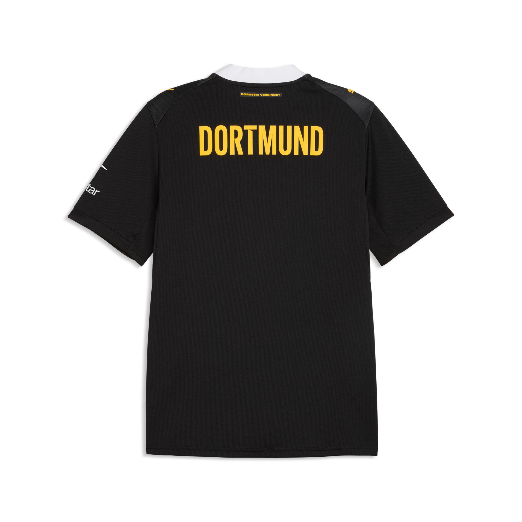 PUMA Fußballtrikot »BVB AWAY JERSEY REPLICA« für Erwachsene, mit Rundhalsausschnitt, Kurzarm, atmungsaktiv