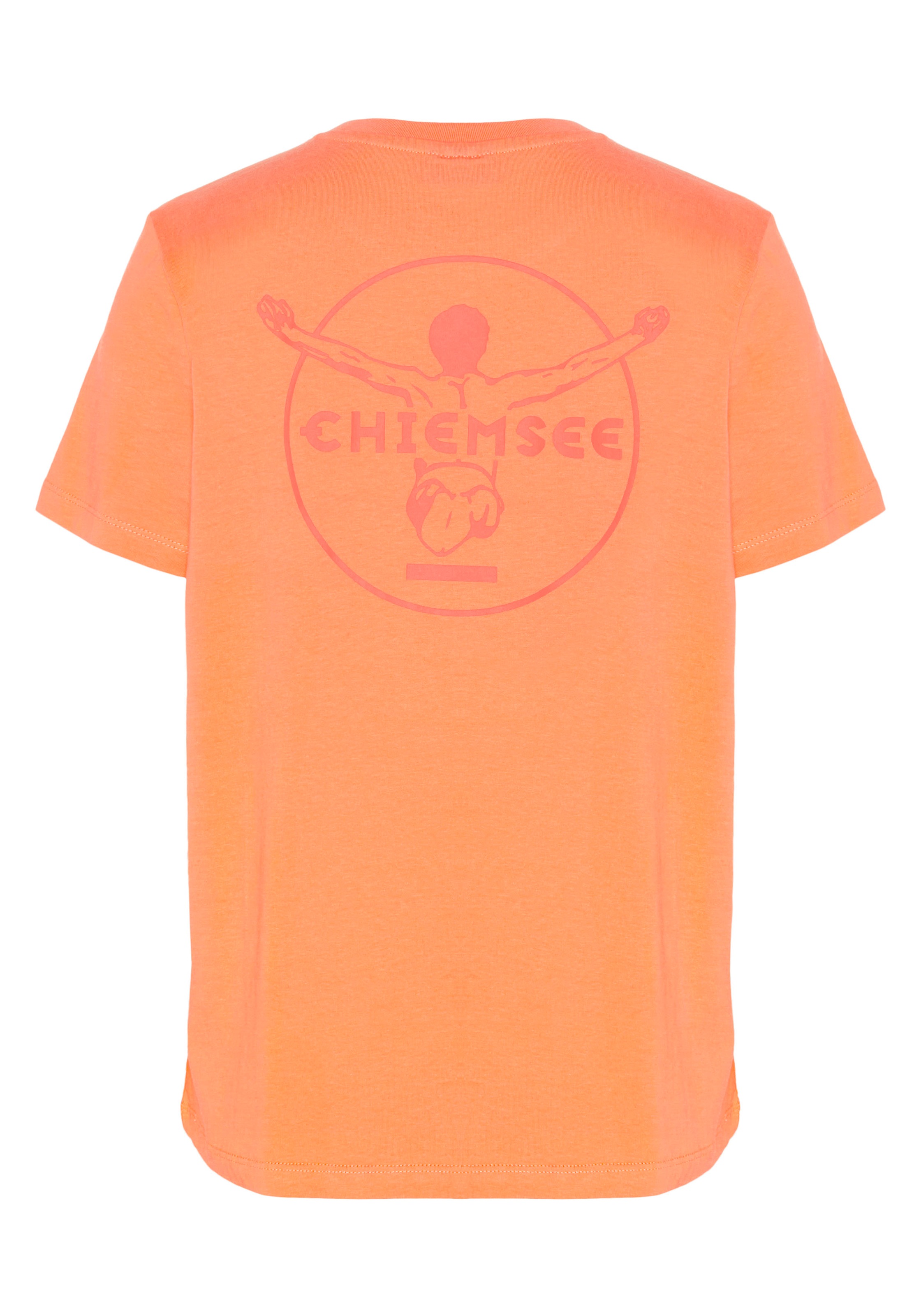 T-Shirt CHIEMSEE, Damen, Gr. XL (42), melon, 100% Baumwolle, Rundhals, Shirts T-Shirt
