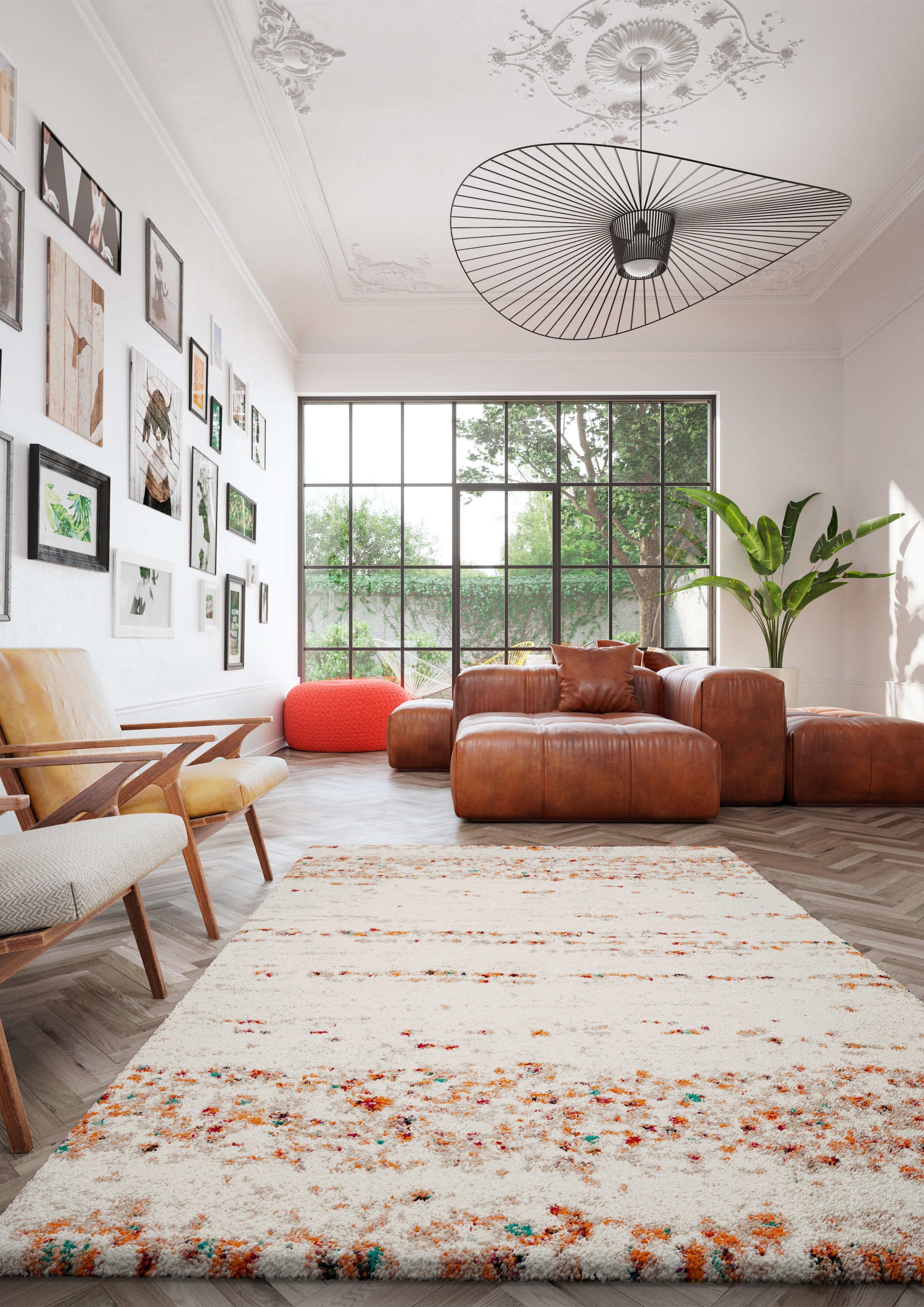 Primaflor-Ideen in Textil Hochflor-Teppich "HIMALAYA, Made in Belgium" rech günstig online kaufen