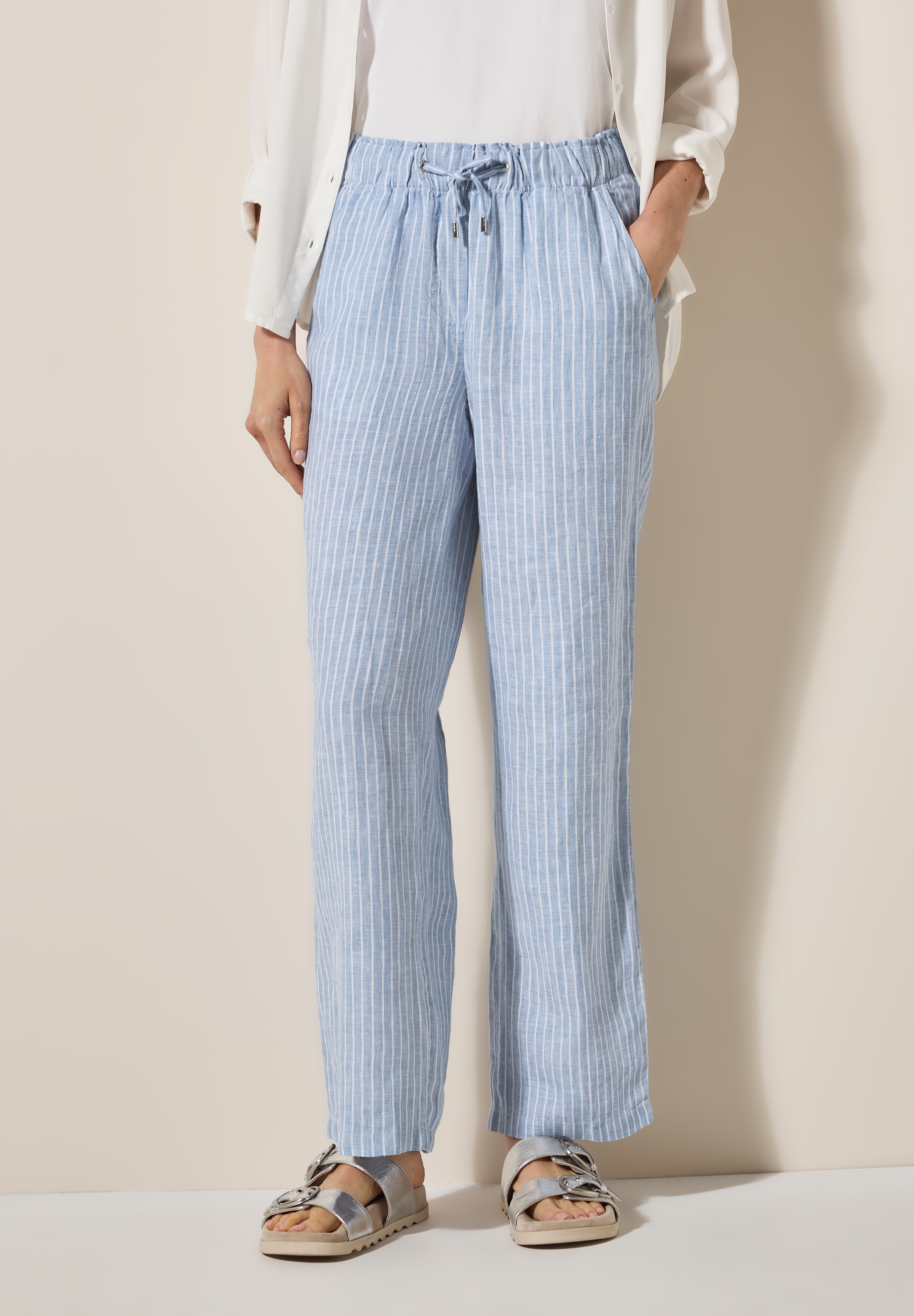 Cecil Stoffhose, High Waist günstig online kaufen