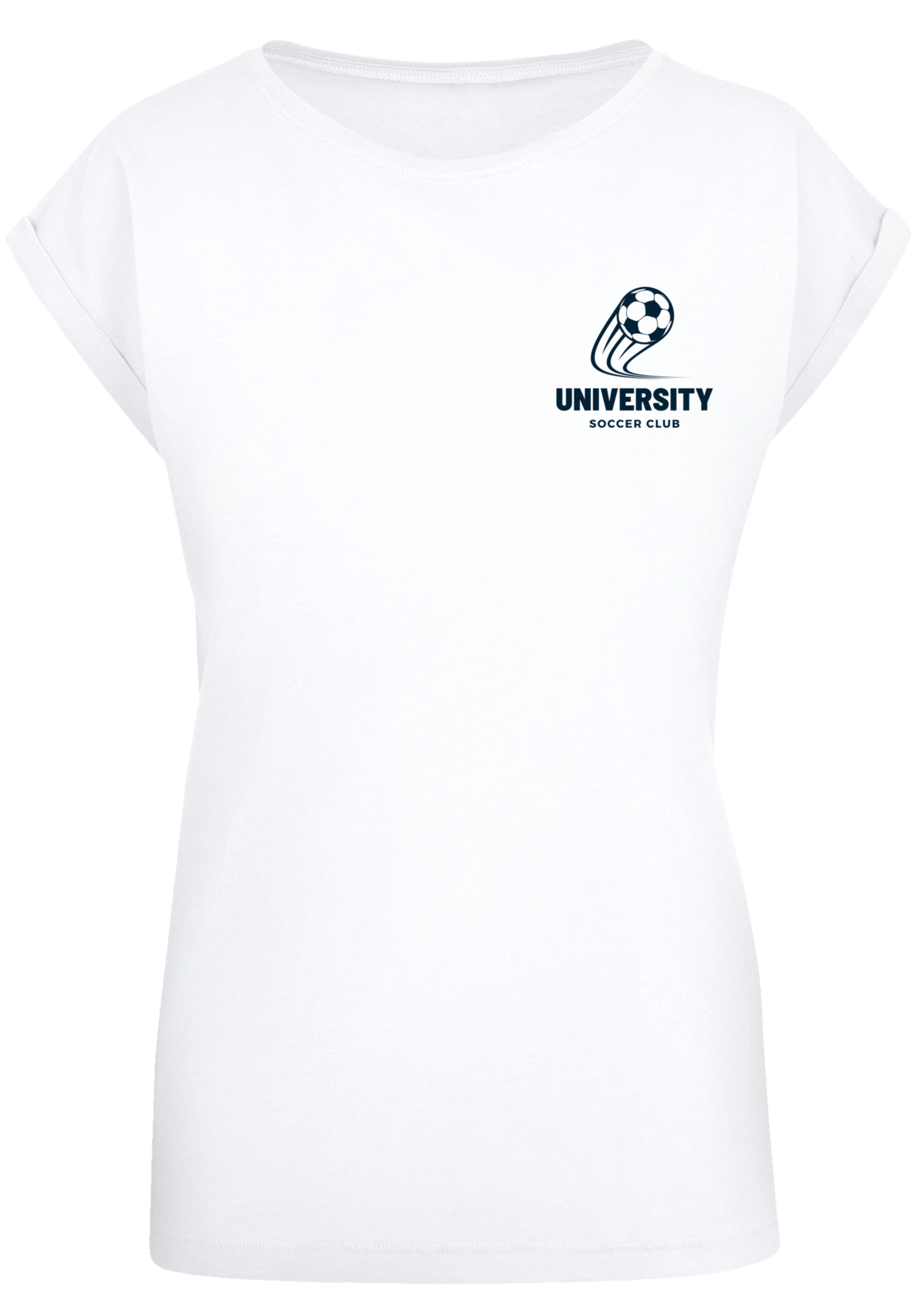 F4NT4STIC T-Shirt »University Soccer Club Classic Minimalist«, Premium Qualität