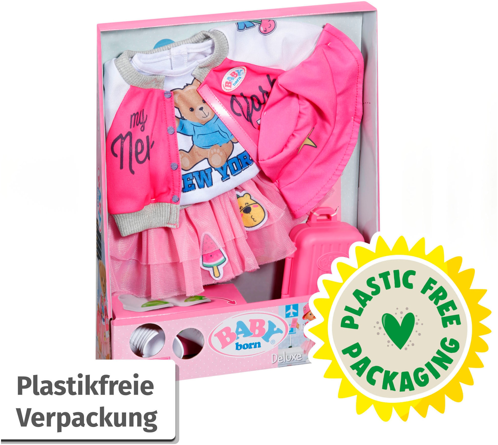 Baby Born Puppenkleidung »Deluxe Reiseoutfit, 43cm«