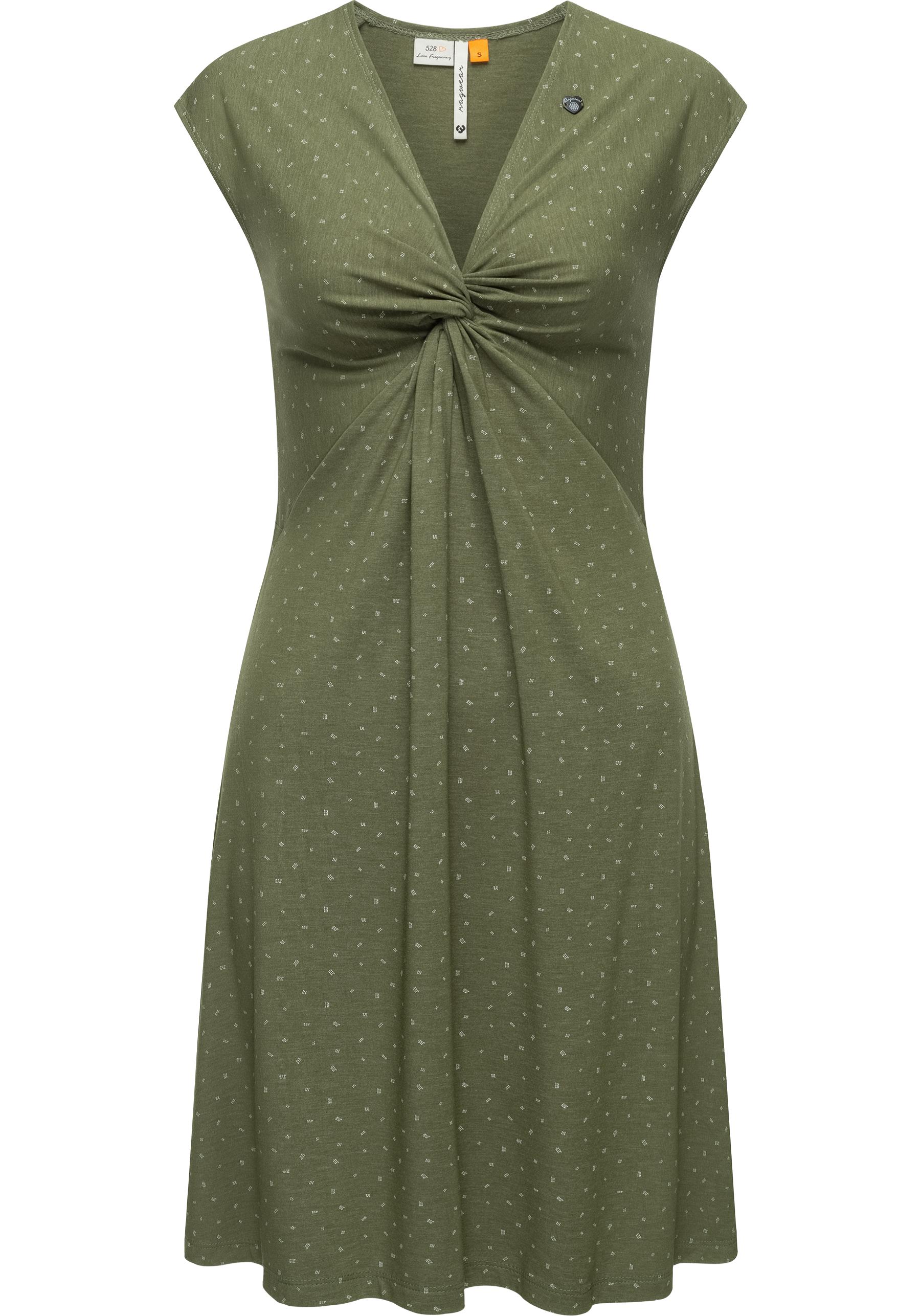 Ragwear Wickelkleid "Comfrey" Ohne Taschen stylisches Sommerkleid mit tiefem V-Ausschnitt