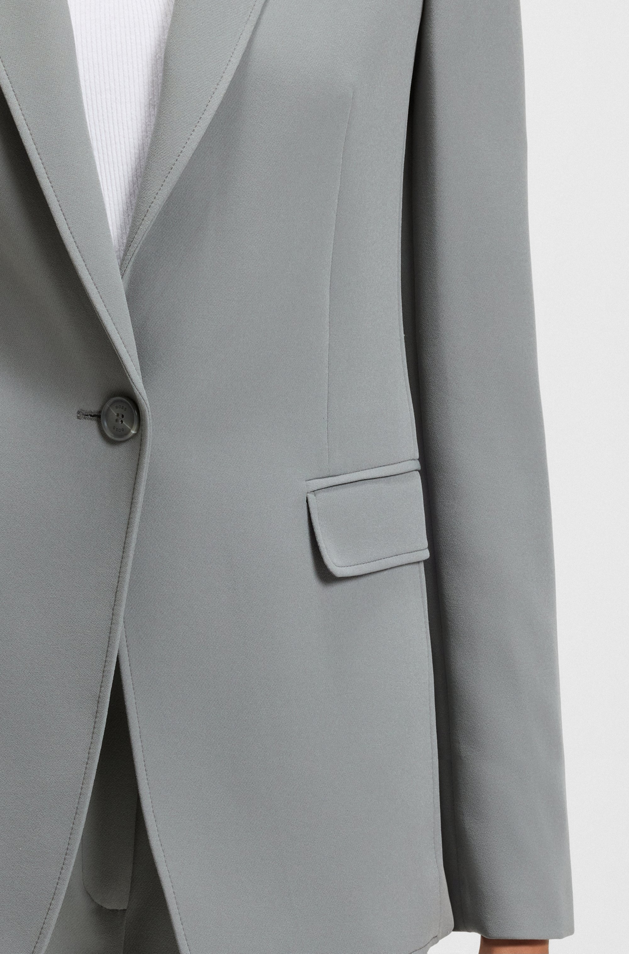 Thumbnail - BOSS ORANGE Longblazer "Jabla Premium Damenmode" mit 1-Knopf-Verschluss