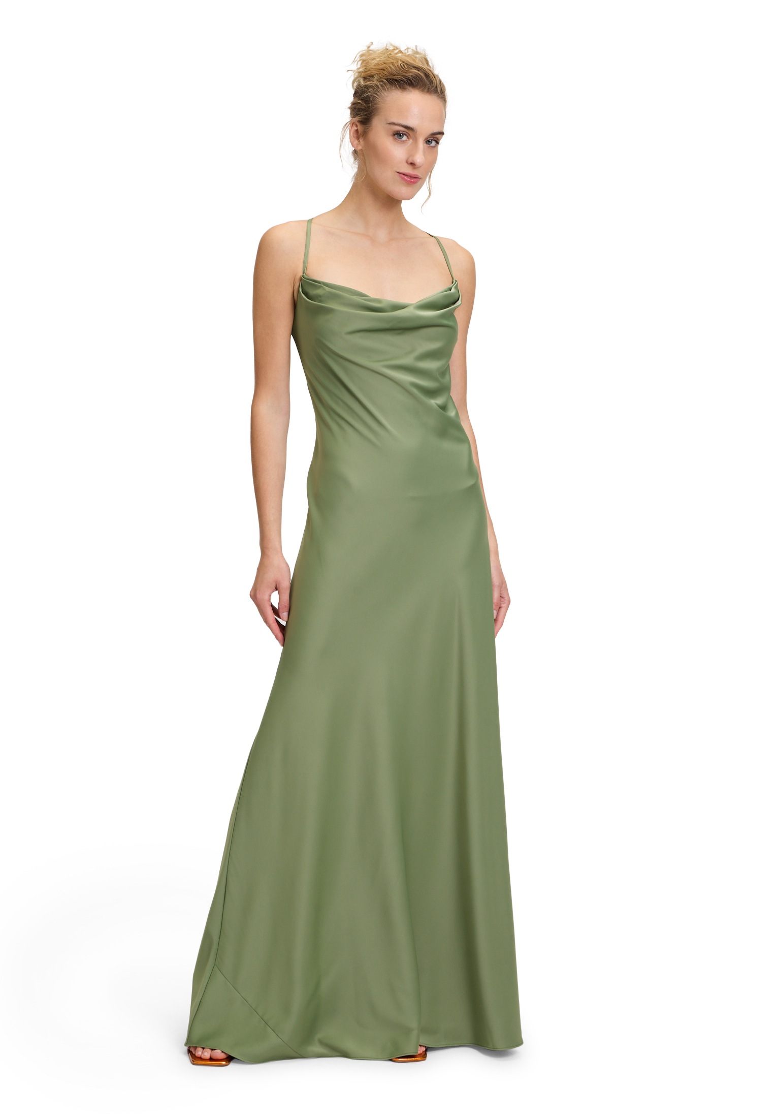 Vera Mont Abendkleid "Vera Mont Damen Abendkleid mit Wasserfallausschnitt", günstig online kaufen