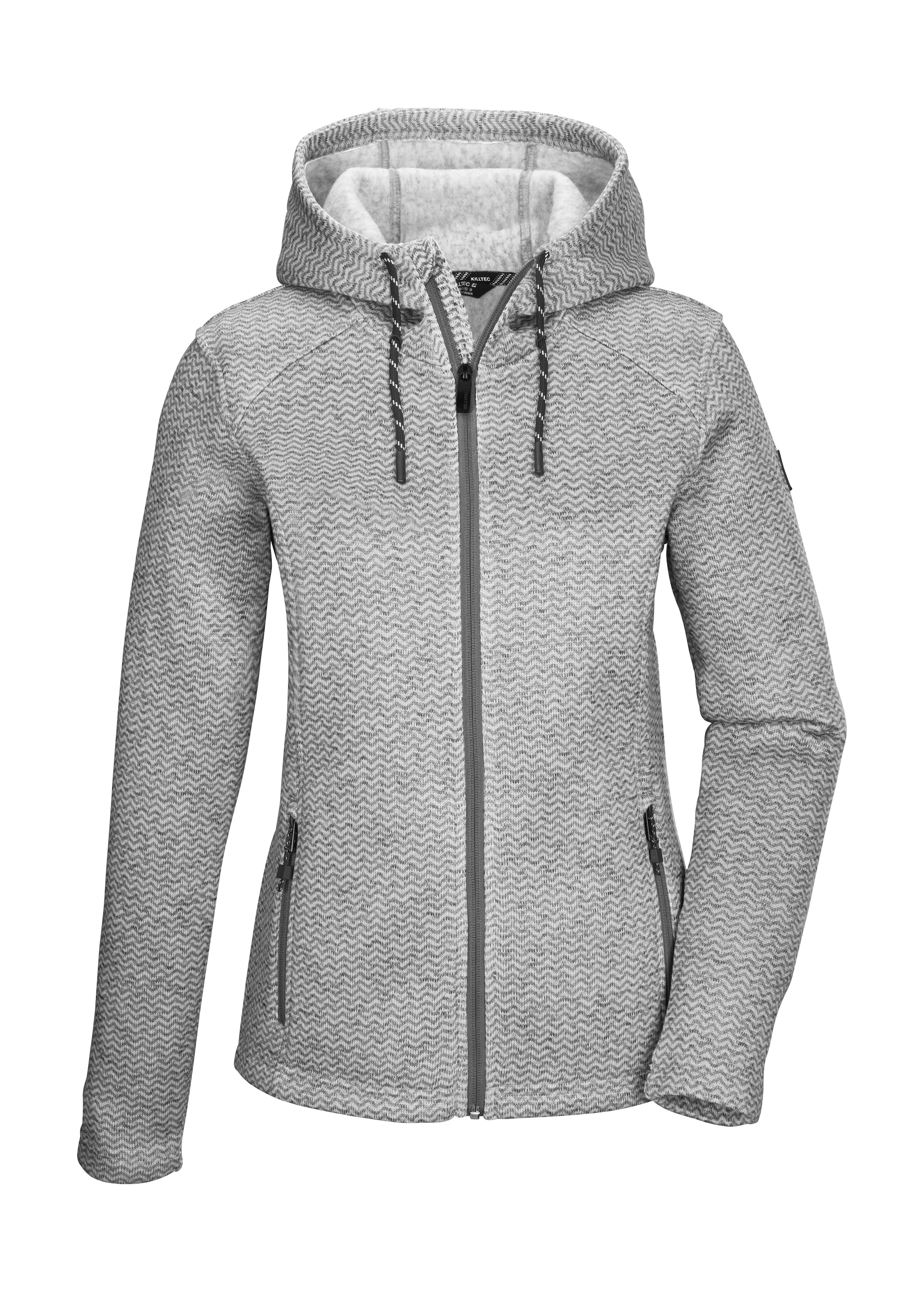 Killtec Fleecejacke "KOW 5 WMN KNTFLC JCKT" Strickfleecejacke mit verstellb günstig online kaufen