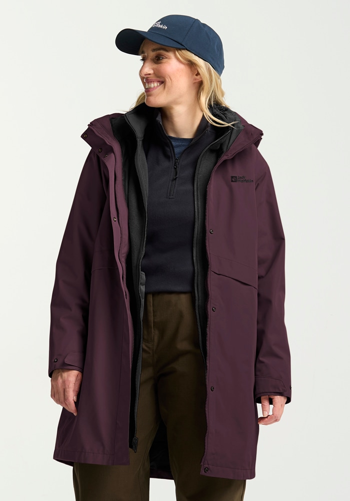 Jack Wolfskin 3-in-1-Funktionsmantel »BAYLIGHT 3IN1 COAT W«
