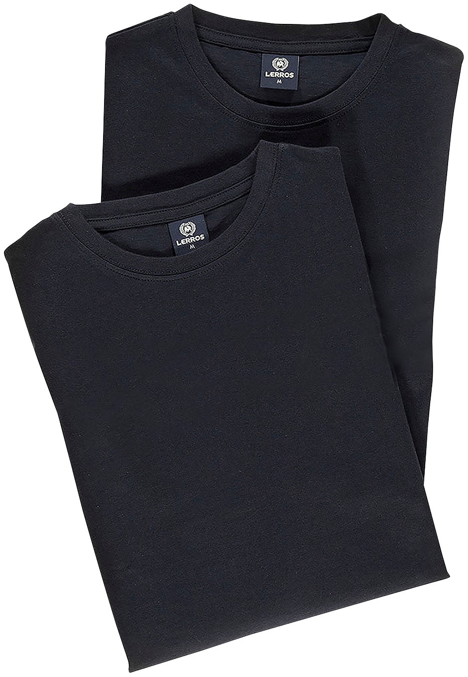 LERROS T-Shirt, (Packung, 2 tlg.), in klassischer Optik