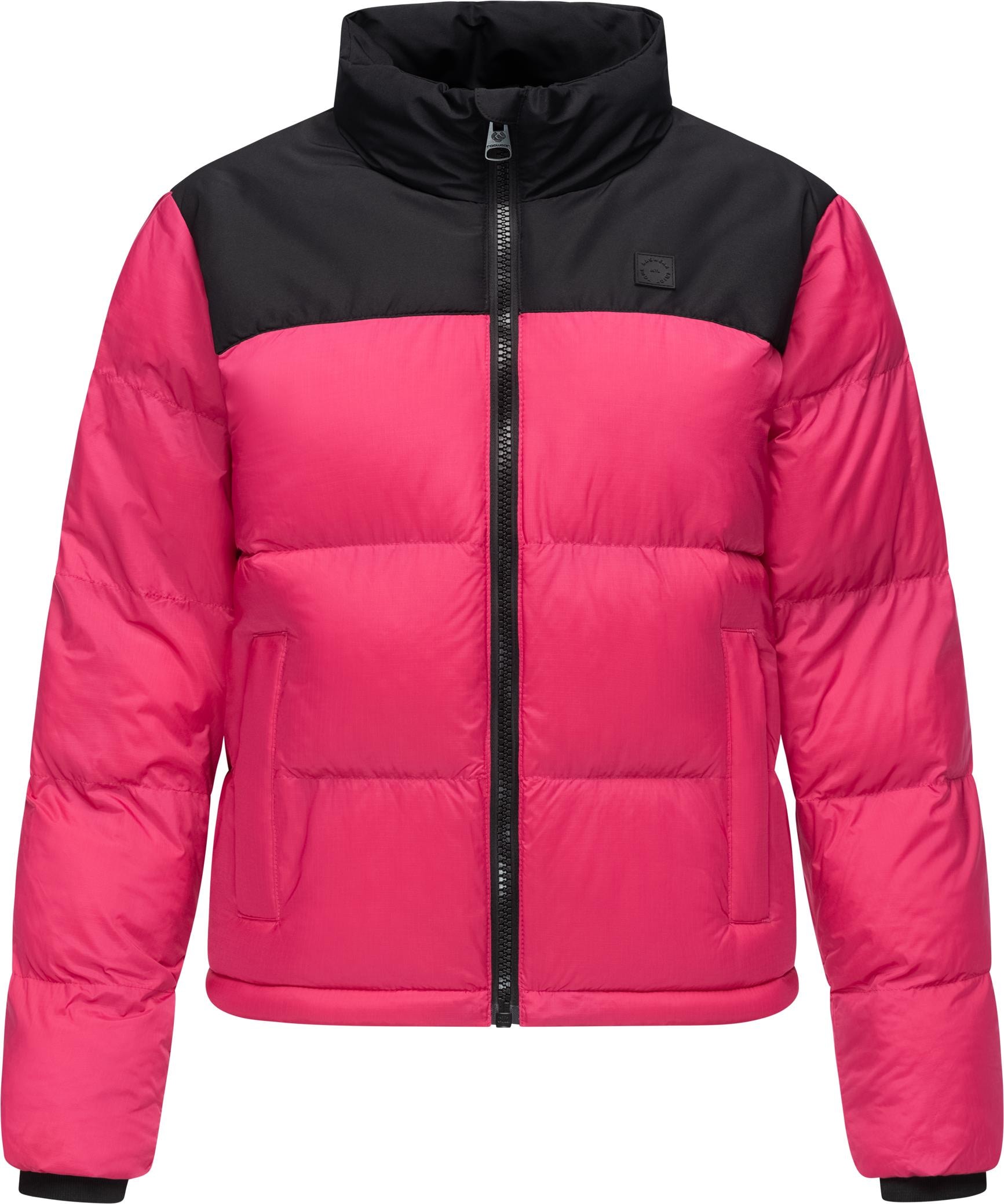 Ragwear Steppjacke »Serah«, ohne Kapuze, stylische Damen Winterjacke im Colourblocking-Design