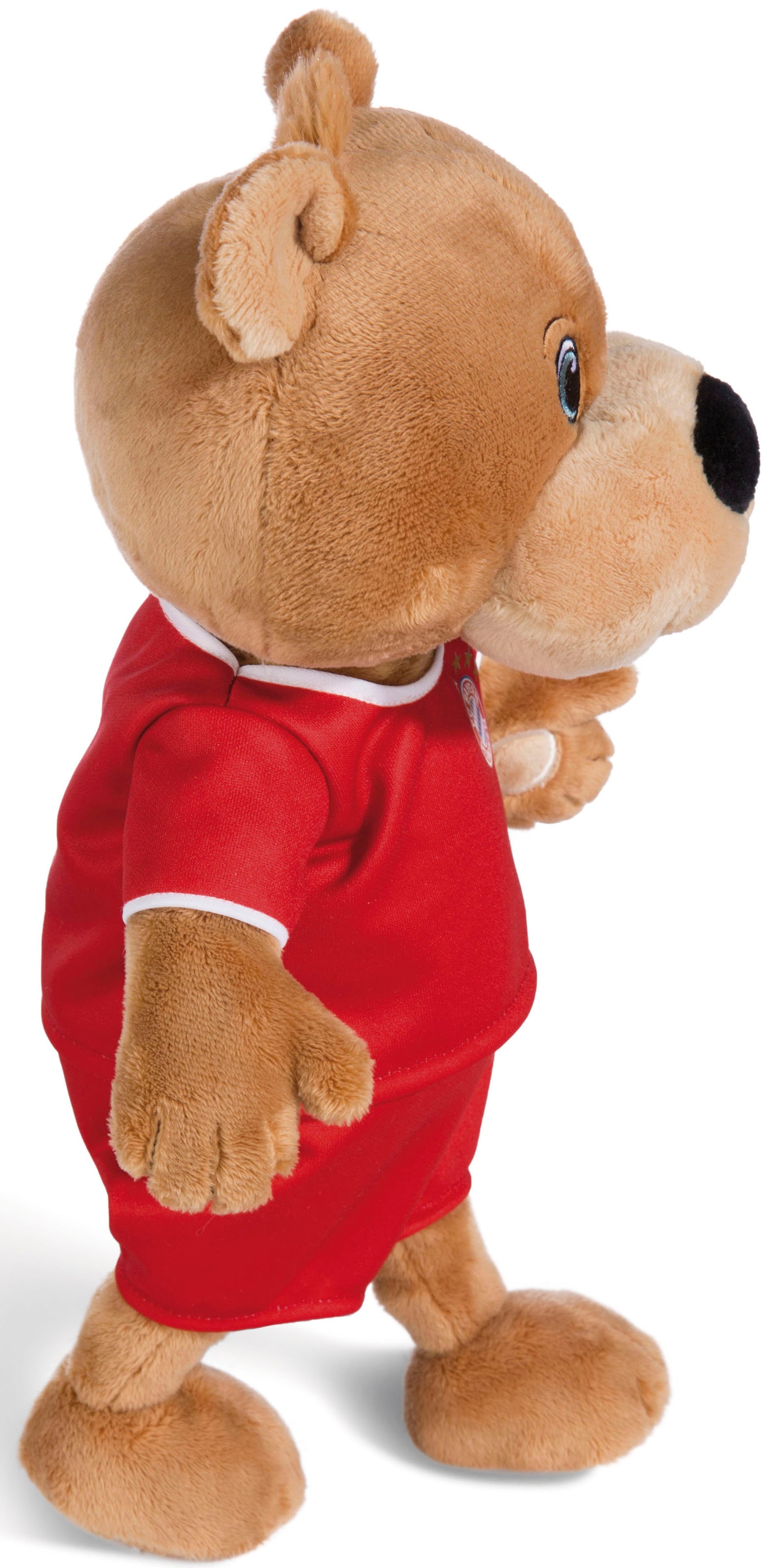 Nici Kuscheltier »FC BAYERN MÜNCHEN Bär Berni mit Trikot, 35 cm«, enthält recyceltes Material (Global Recycled Standard)