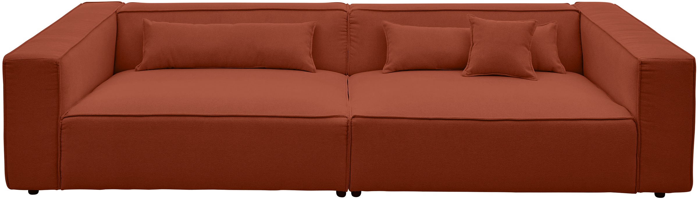 LeGer Home by Lena Gercke 3-Sitzer "PIARA XXL, Sofa mit Kedernaht in Cord, günstig online kaufen