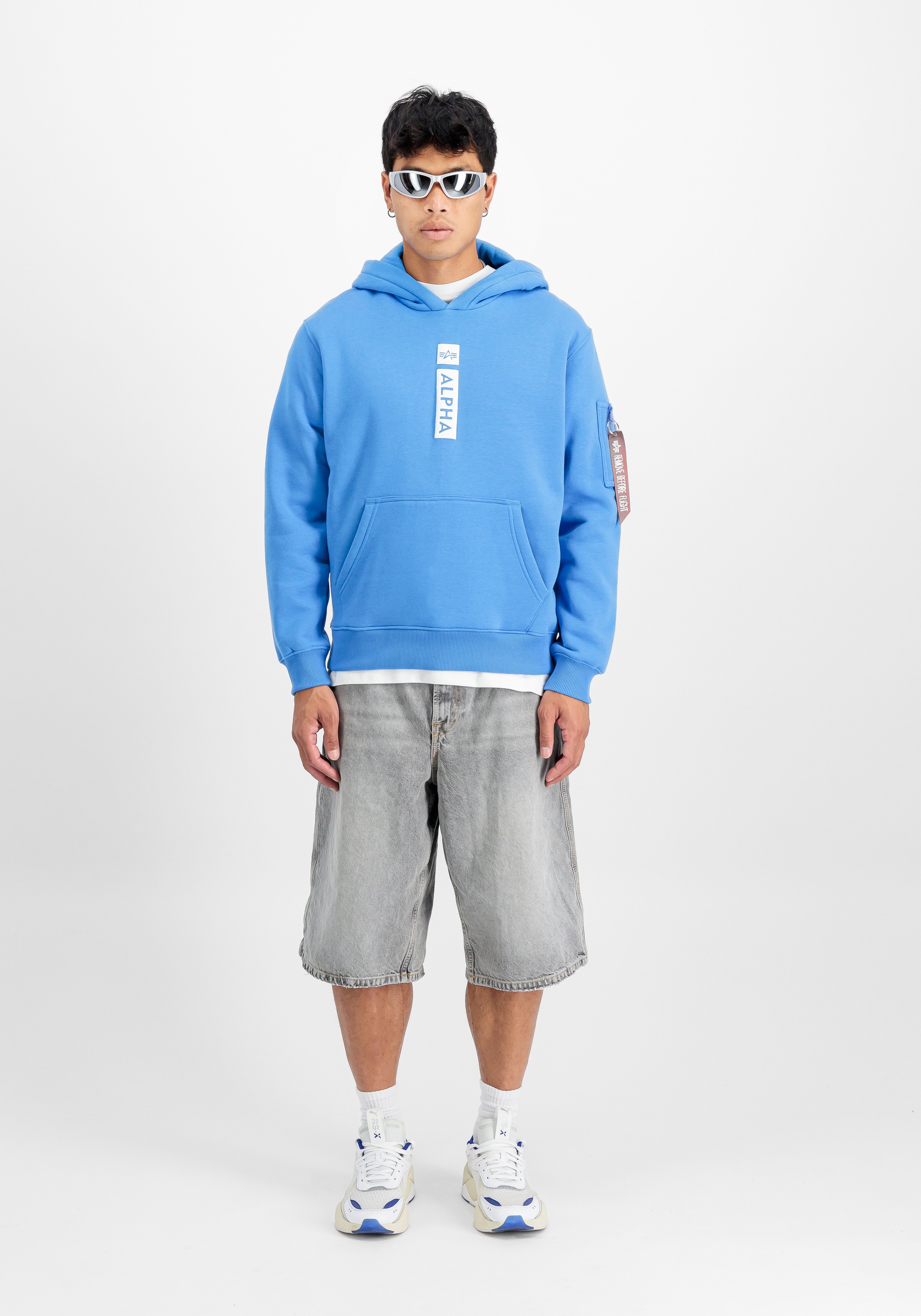 Alpha Industries Hoodie »Alpha Puff Print Hoodie Kapuzensweatshirt«