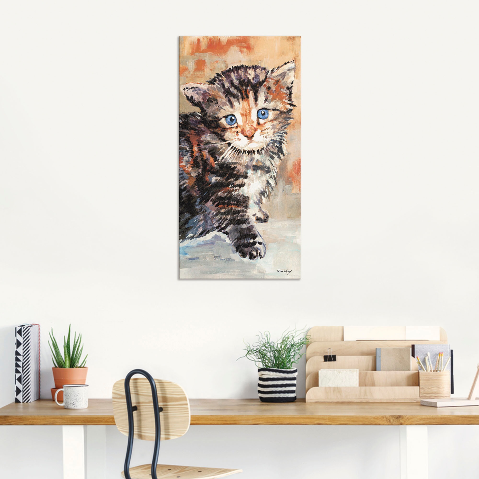 Artland Wandbild »Katze«, Haustiere, (1 St.), als Alubild, Outdoorbild, Wandaufkleber in verschied. Größen