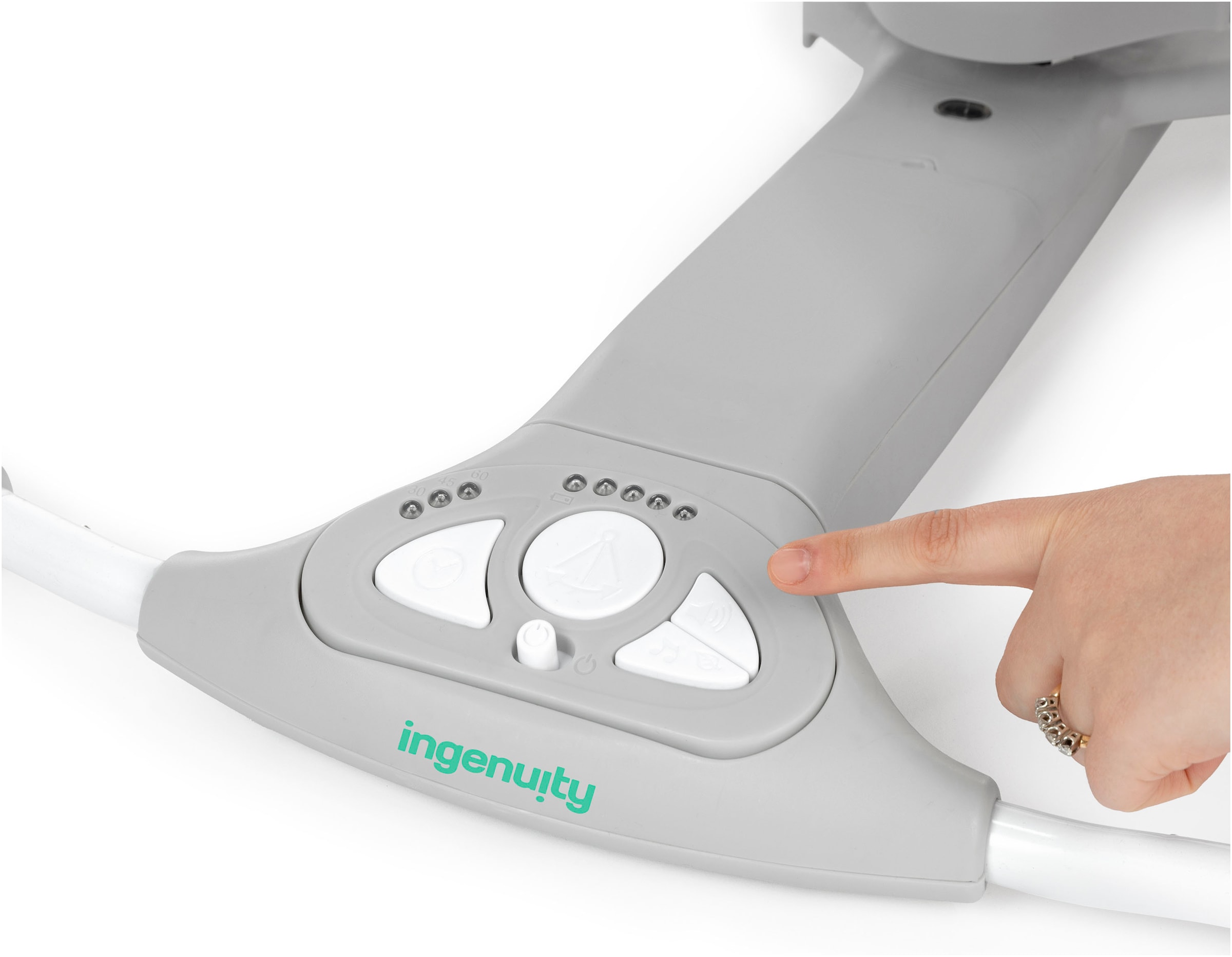 ingenuity Babywippe »Cozy Spot Swing 'n Go Portable Swing«, bis 9 kg, mit Sound-Effekt