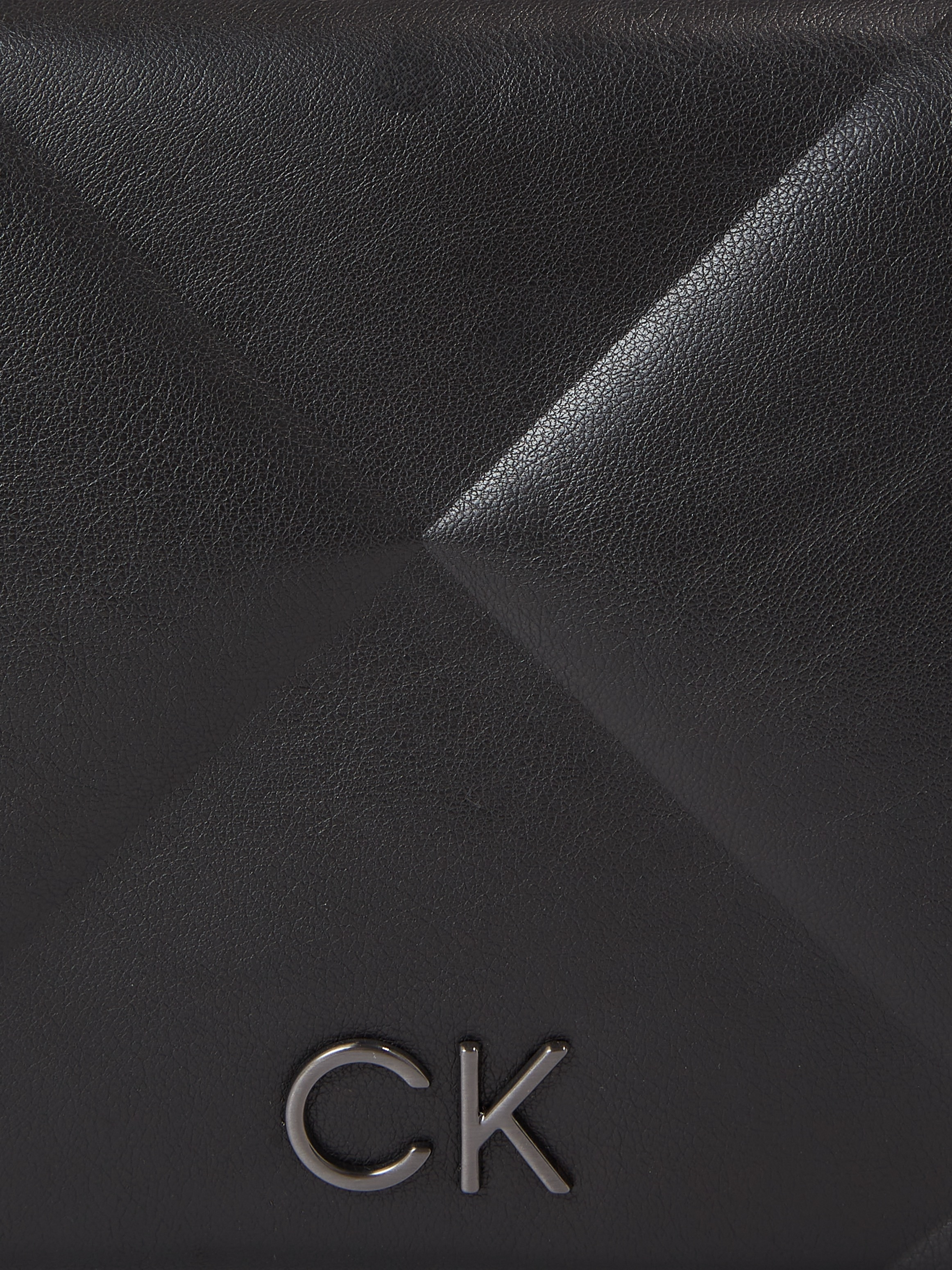 Calvin Klein Clutch »RE-LOCK QUILT WRISTELET CLUTCH«, mit Brandlabel