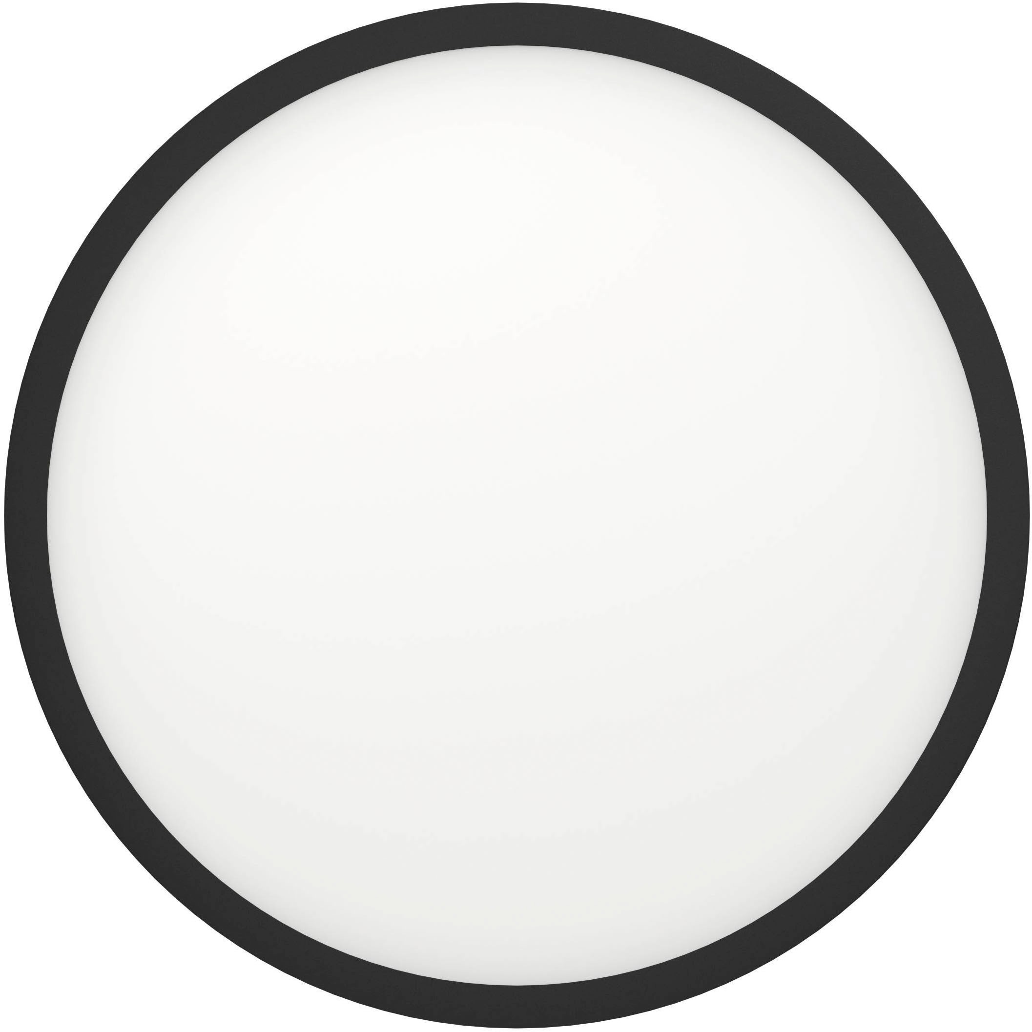 EGLO Deckenleuchte »Sarsina-Z Deckenlampe, ZigBee 3.0, Deckenlampe, Metall, Flurlampe« LED-Modul 1 Stk. Kaltweiß | Neutralweiß | Warmweiß Wand-/Deckenleuchte - H5,2 x Ø45 cm - schwarz - 33,5W inkl.