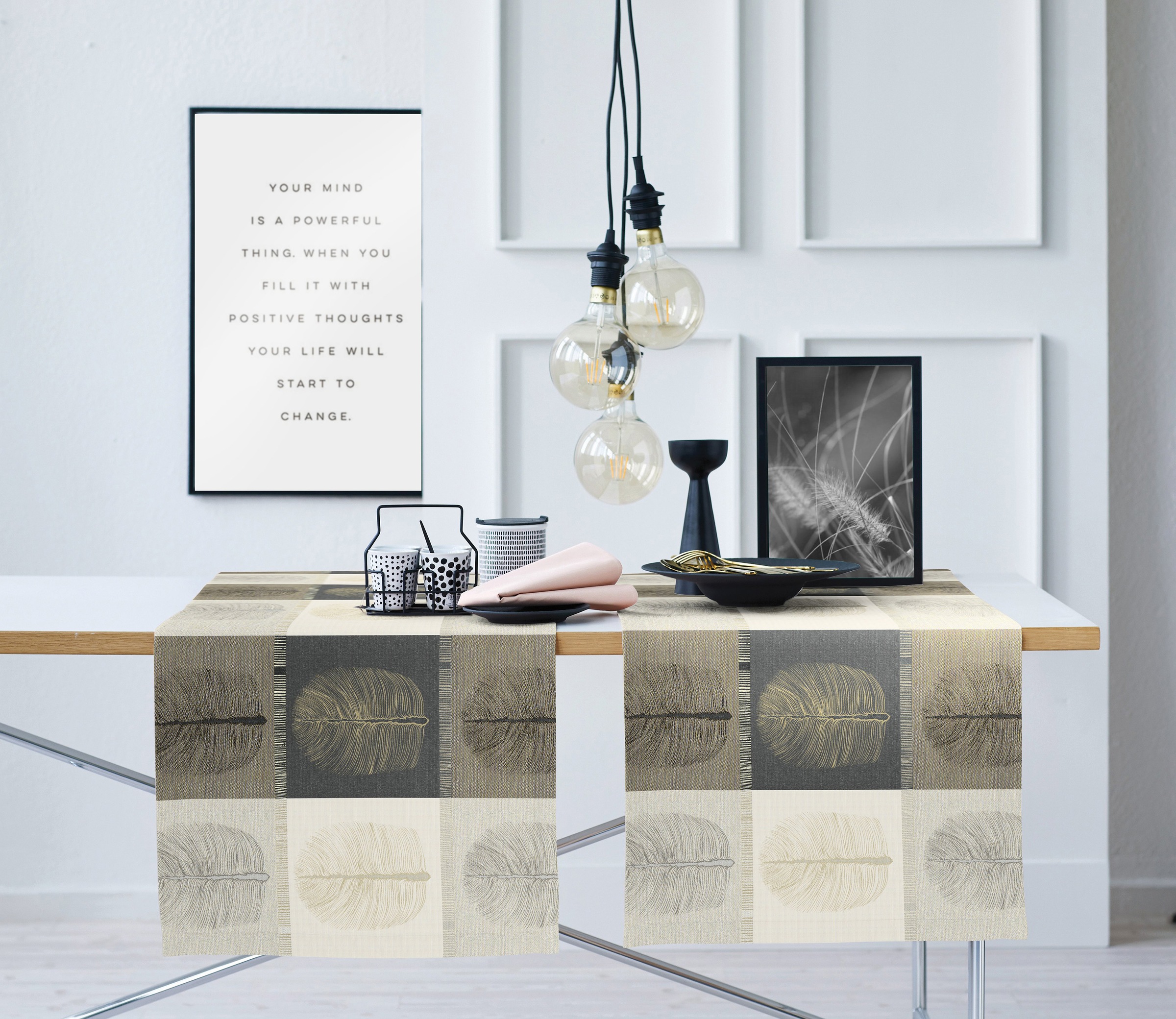 APELT Tischläufer "Vito, LOFT STYLE" Jacquardgewebe günstig online kaufen