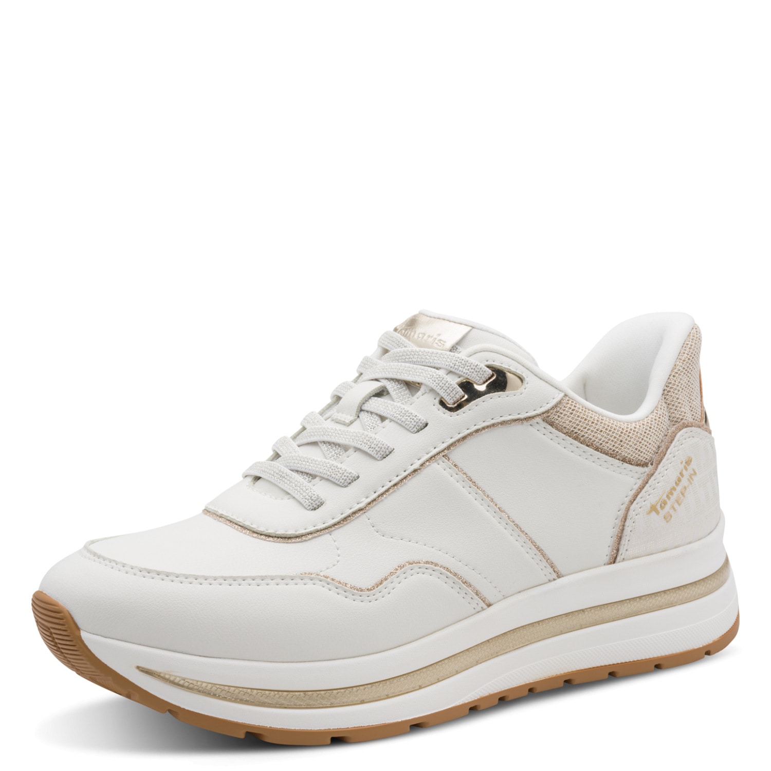 Tamaris Plateausneaker, Freizeitschuh, Halbschuh, Schnürschuh mit Kontrast- günstig online kaufen