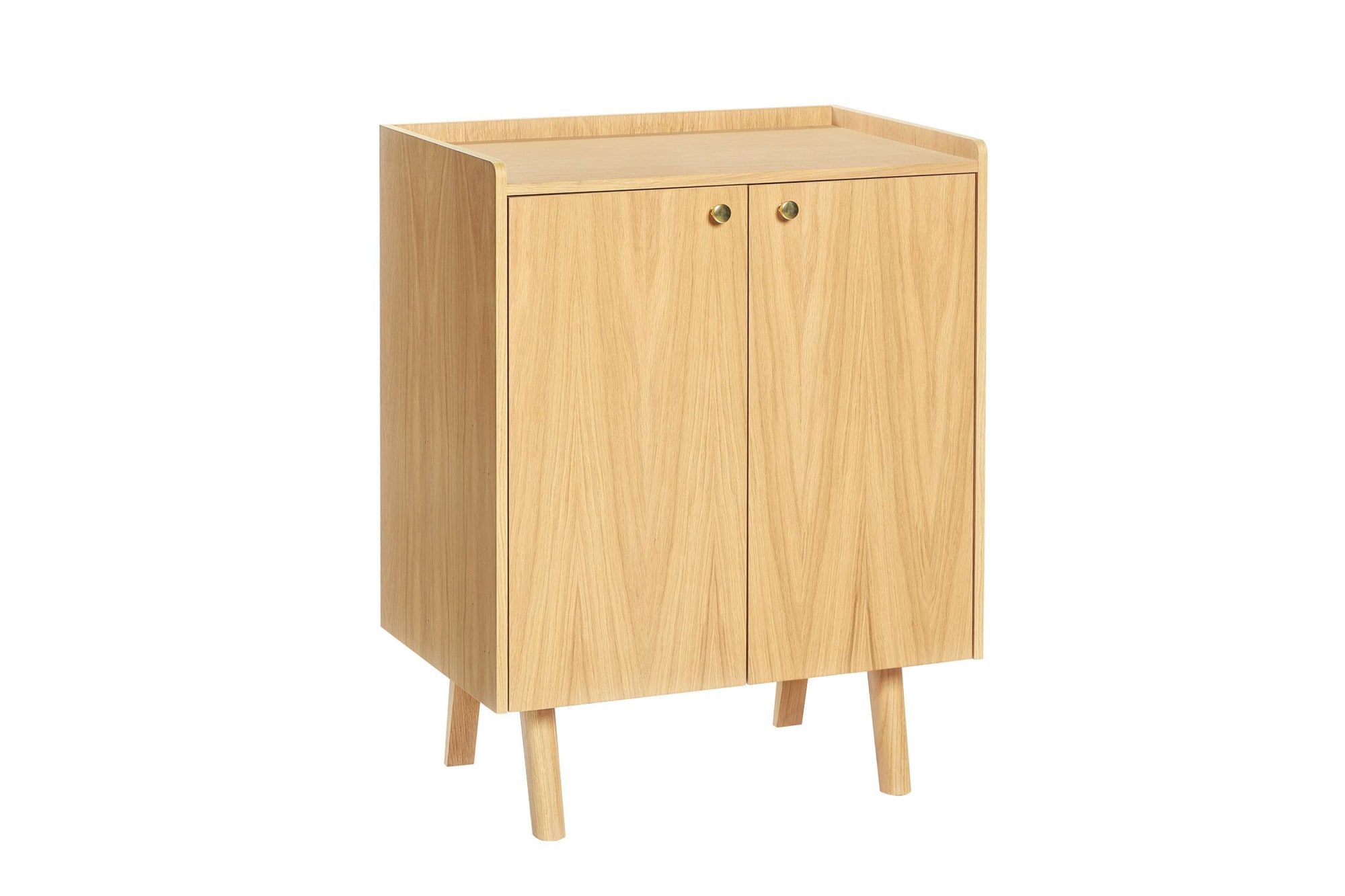 Woodman Kommode "Nice", Breite 75 cm, 2-türig, mit Echtholzfurnier aus Eich günstig online kaufen