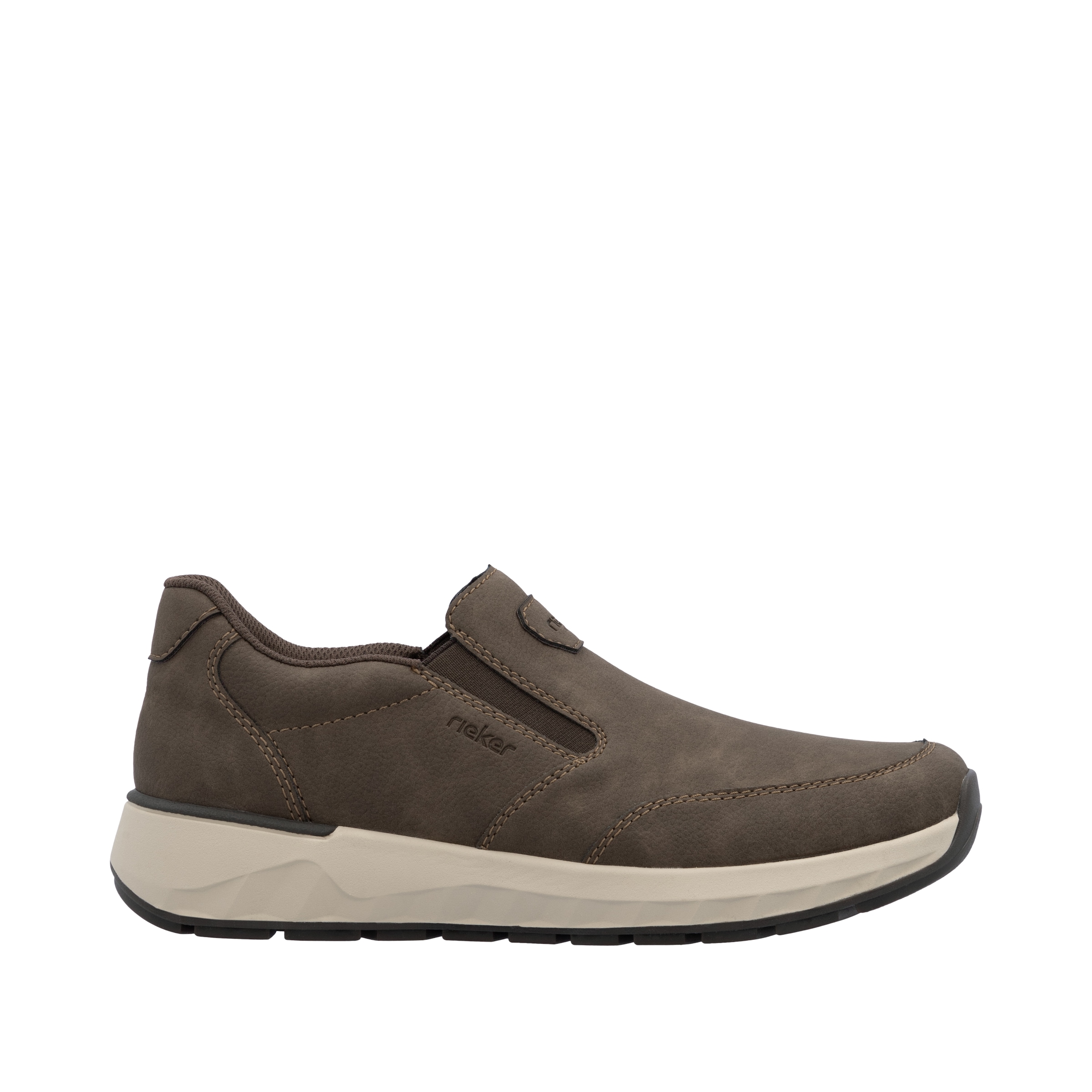 Rieker Slipper, Schlupfschuh, Halbschuh, Slip-on Sneaker mit Ziernähte