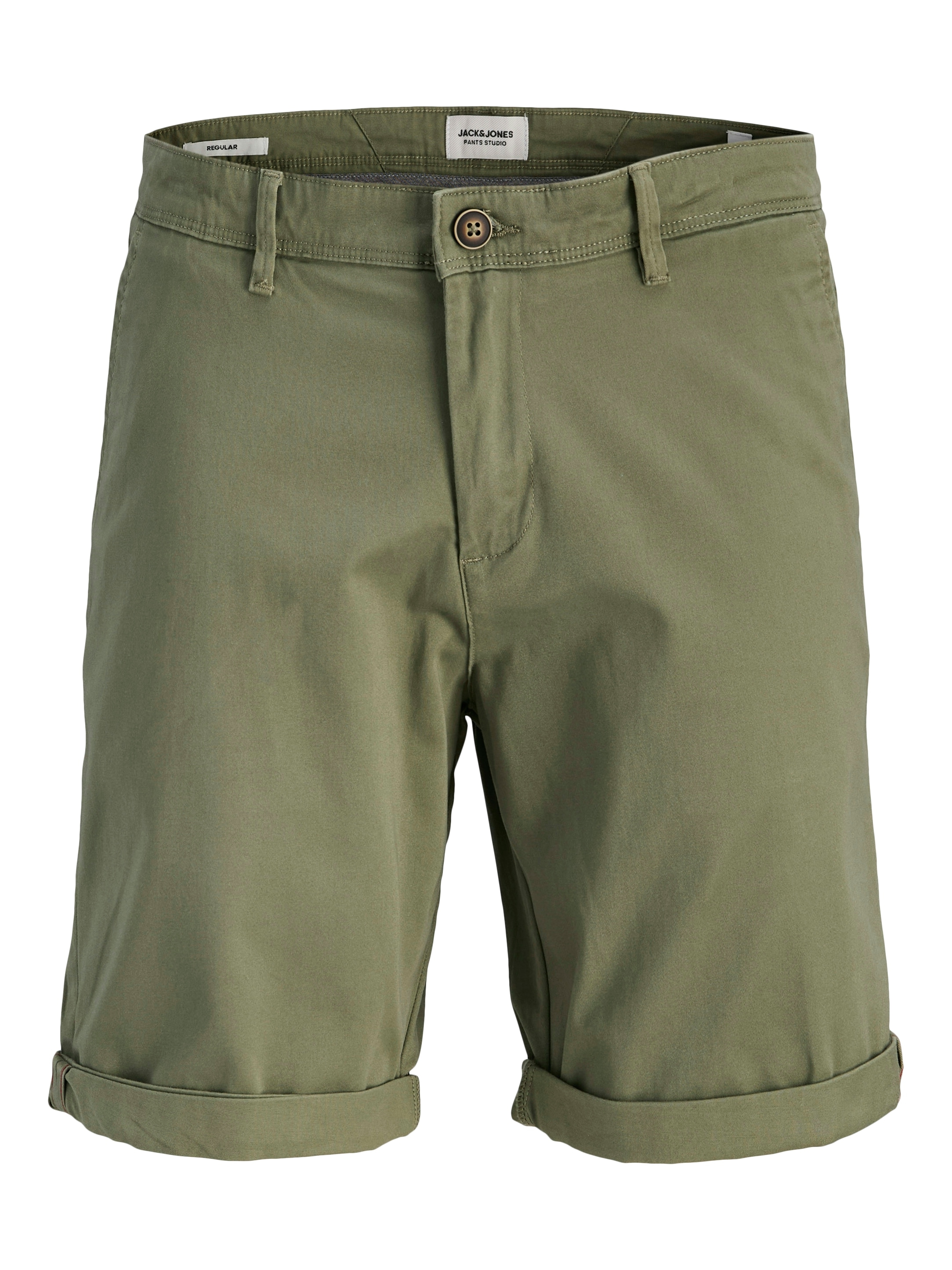 Jack & Jones Chinoshorts »JPSTBOWIE JJSHORTS S«, mit Aufschlag
