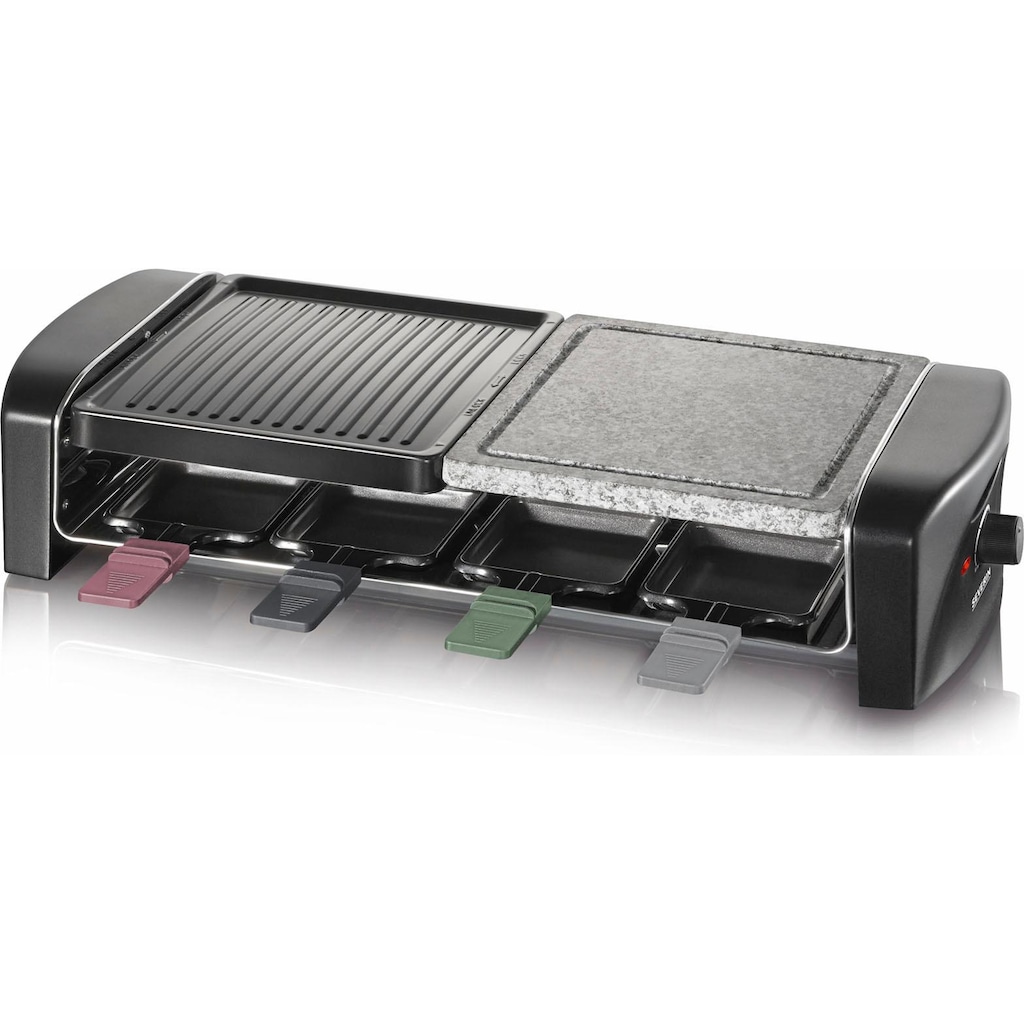 Severin Raclette »RG 9645«, 8 St. Raclettepfännchen, 1400 W