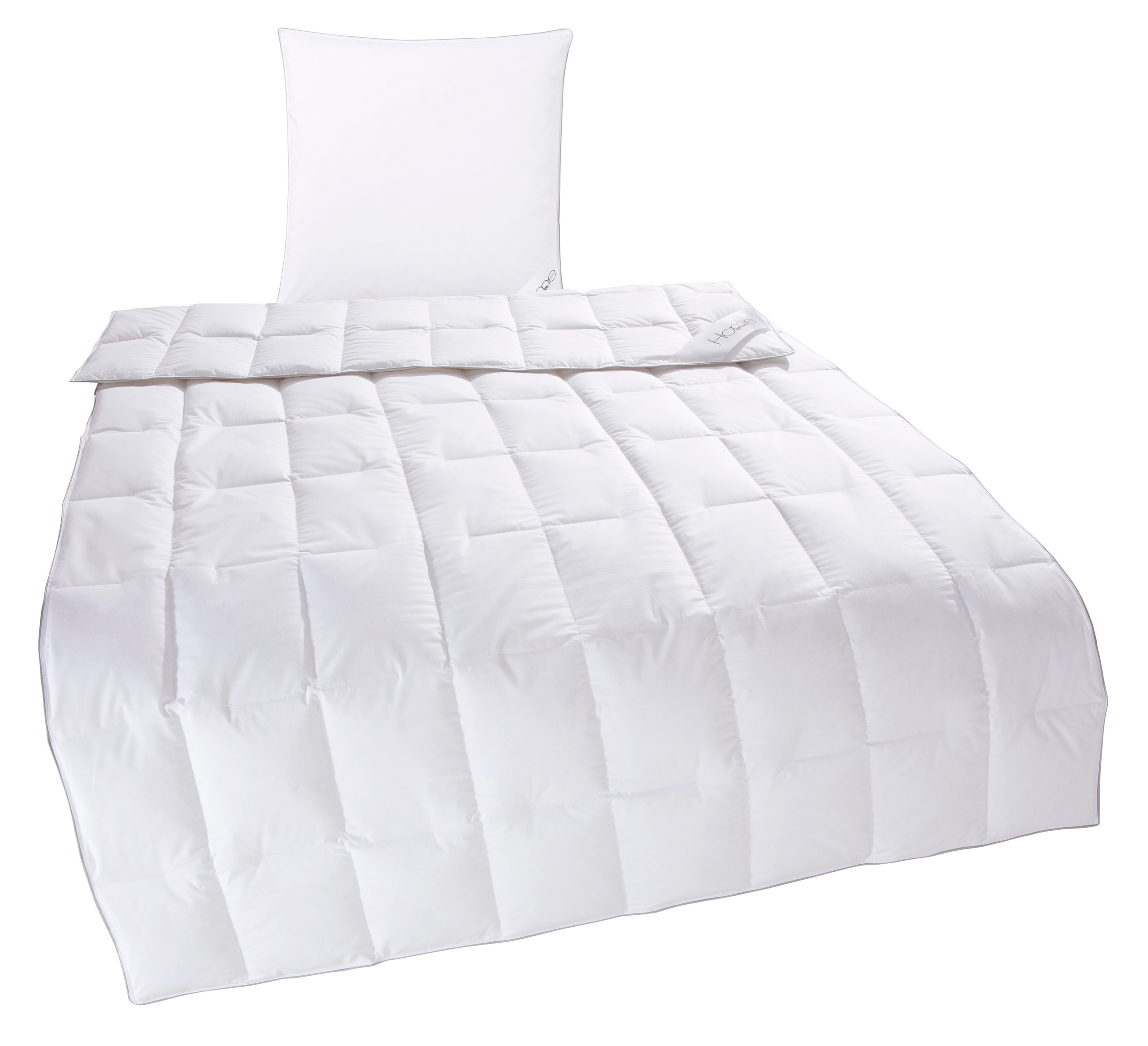 Home affaire Daunenbettdecke + Kopfkissen "TAMINS, Bettdecke 135x200 cm und günstig online kaufen