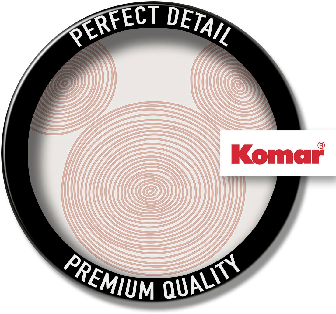 Thumbnail - Komar Bild "Pink Curls" Natur 1 Stk. tlg. Wandbild zur Dekoration im Kinderzimmer - ohne Rahmen