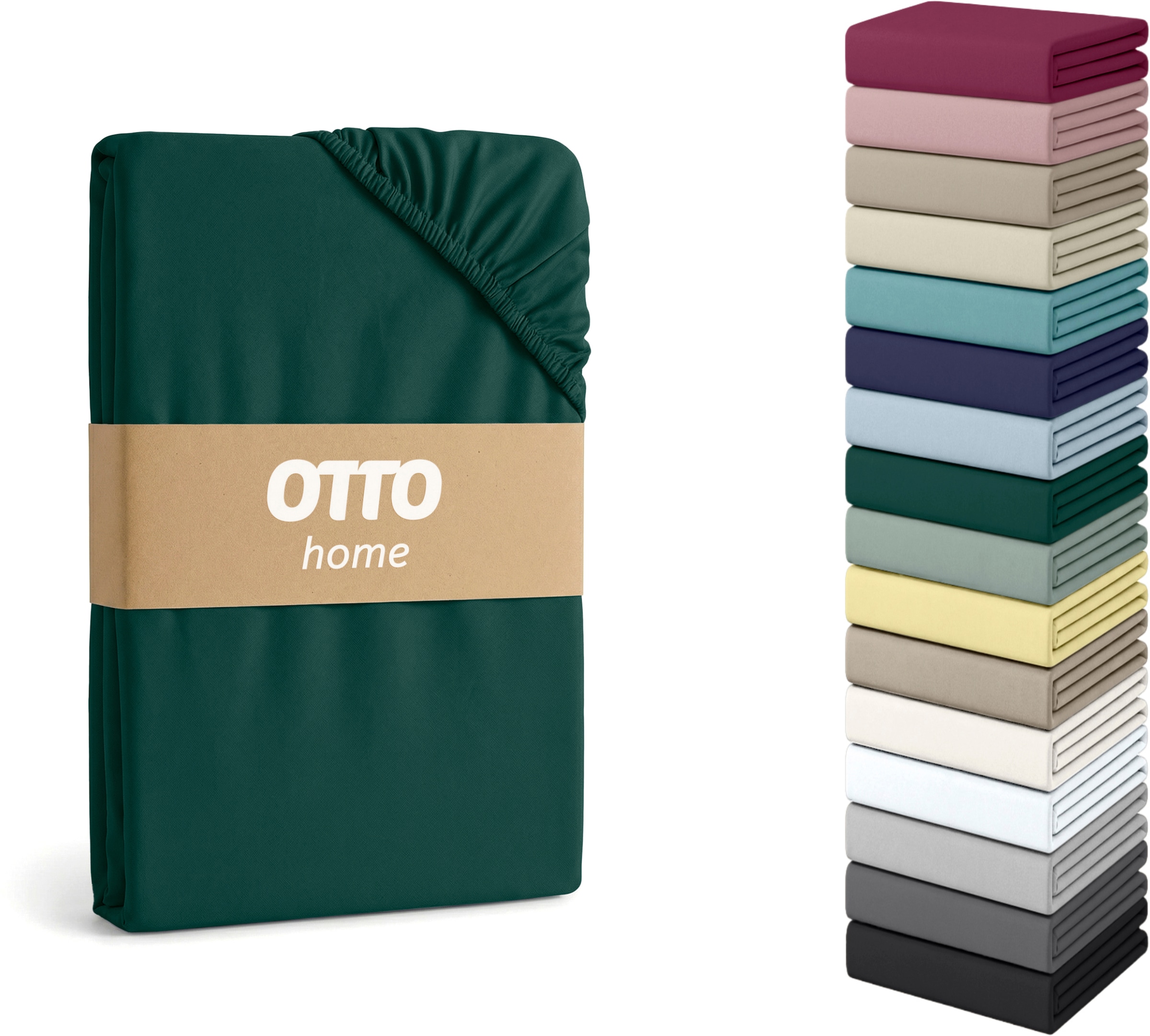 OTTO home Spannbettlaken "Physalis Topper COMFORT, 100% Baumwolle, 150 g/m² günstig online kaufen