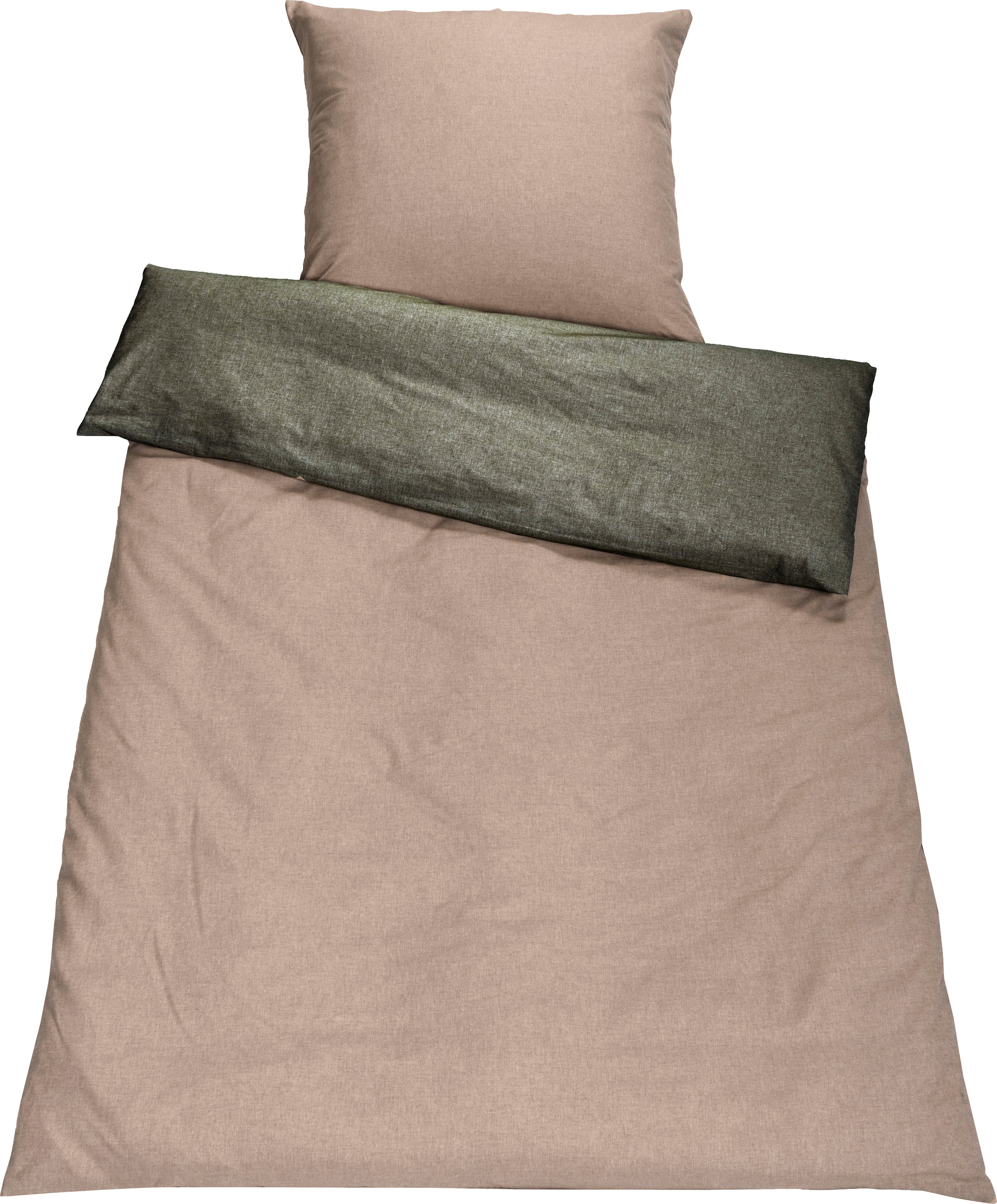 SETEX Wendebettwäsche "Chambray" 2 Stk. mit Wendefunktion günstig online kaufen