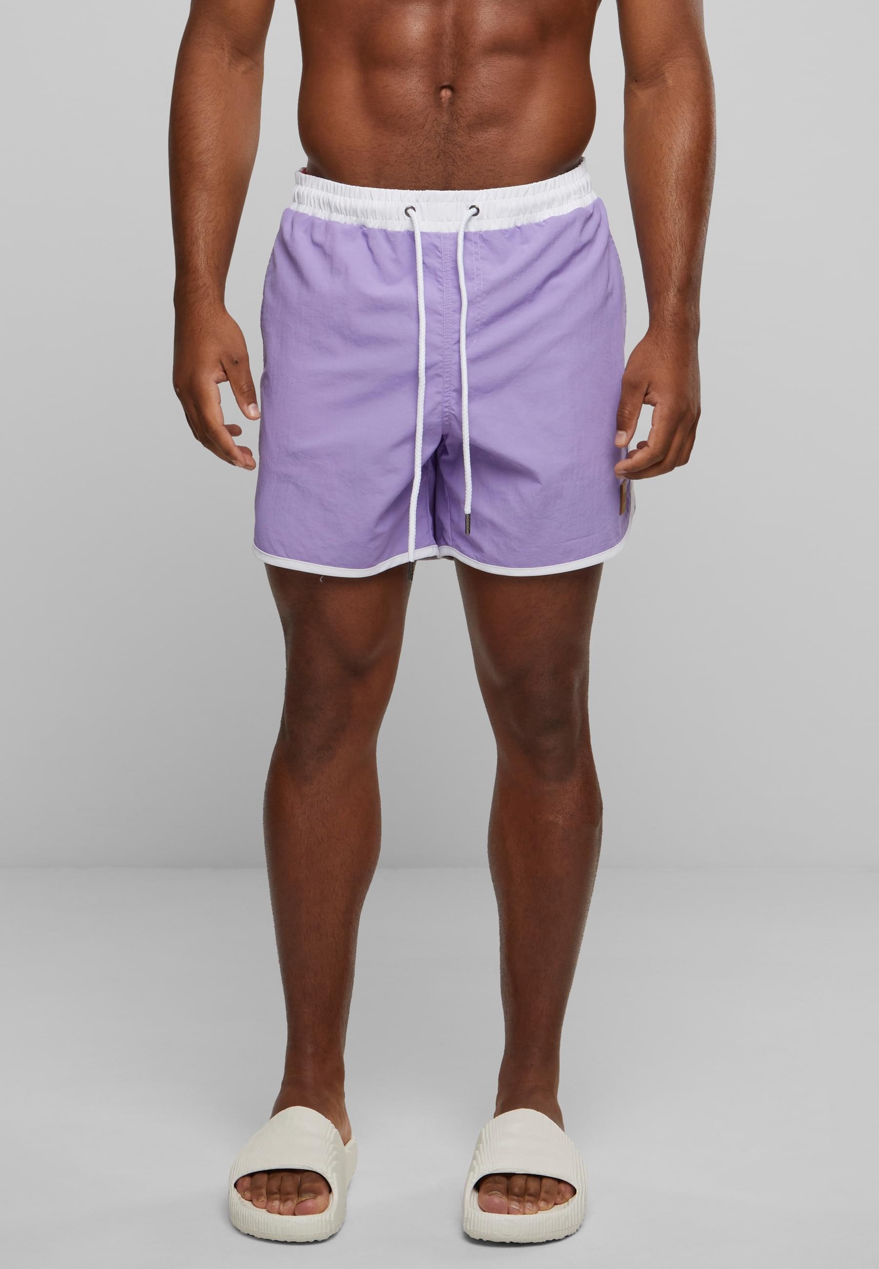 URBAN CLASSICS Badeshorts »Urban Classics Herren Retro Swimshorts«