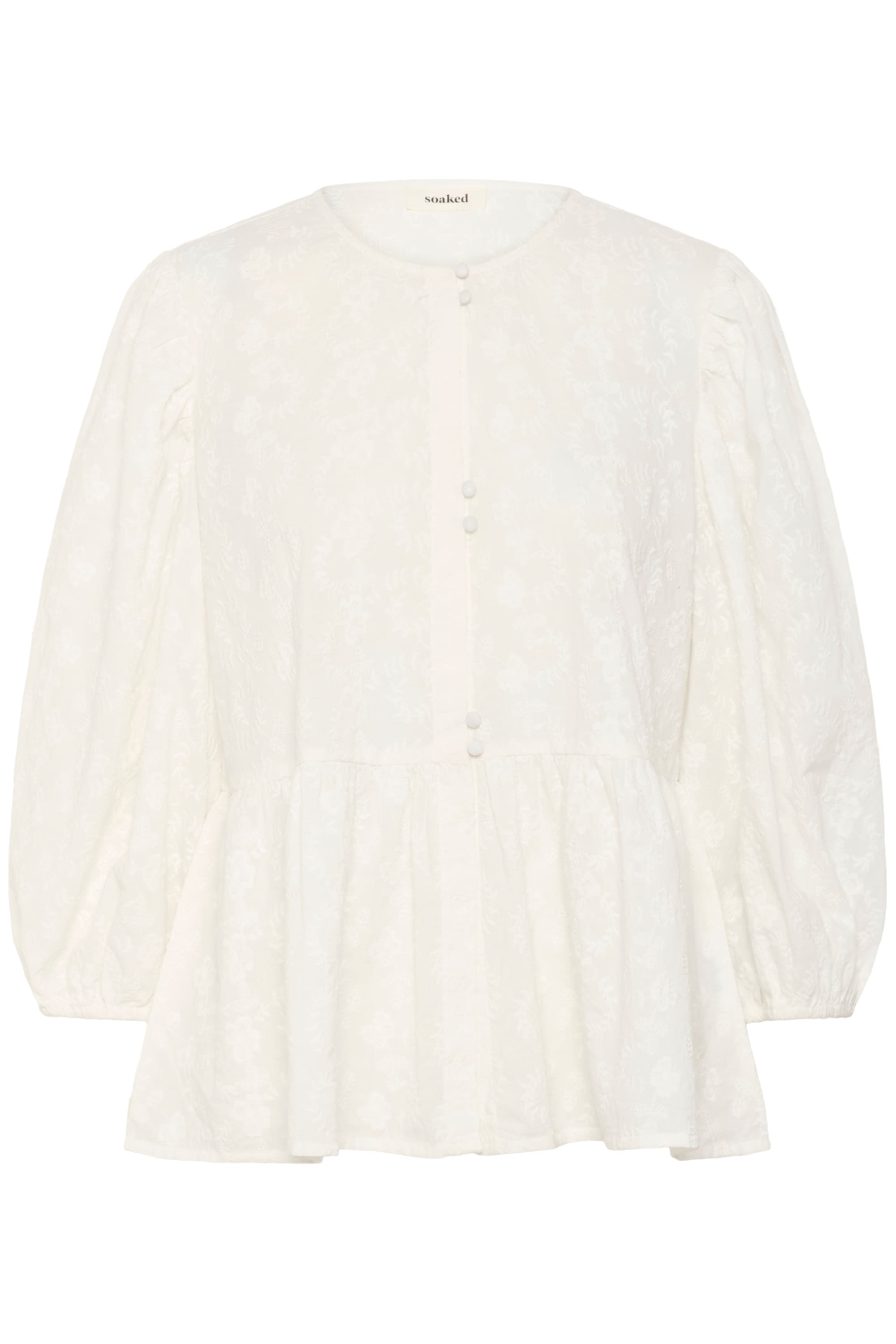 SOAKED IN LUXURY Kurzarmbluse "Damen Bluse kurzarm SLIsja"
