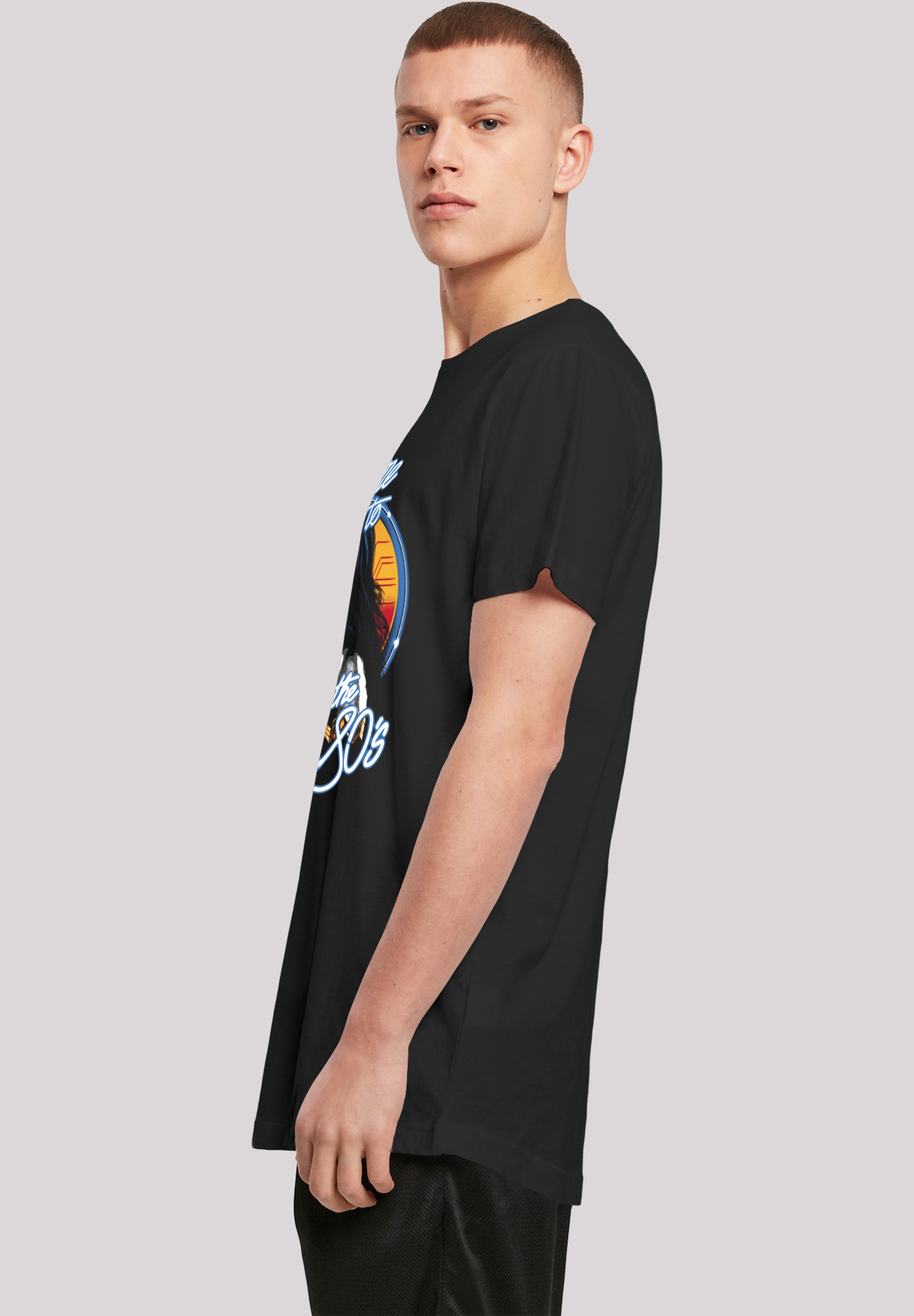F4NT4STIC T-Shirt »DC Comics Wonder Welcome To The 80s«, Herren,Premium Merch,Lang,Longshirt,Bedruckt