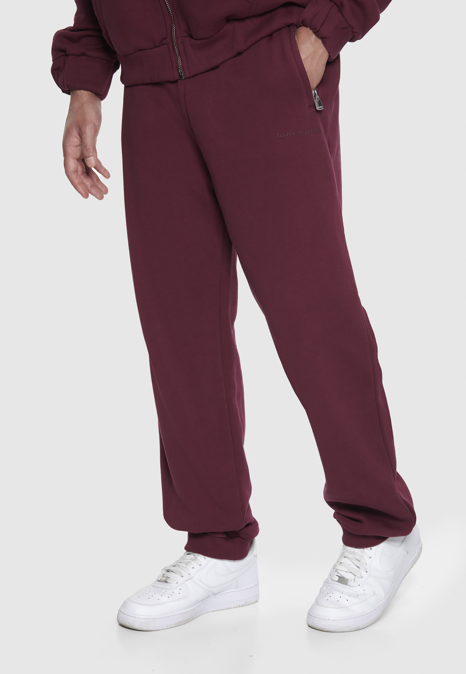 Dropsize Jogginghose »Dropsize Herren Bazix Republiq Super Heavy Blank Jogger«