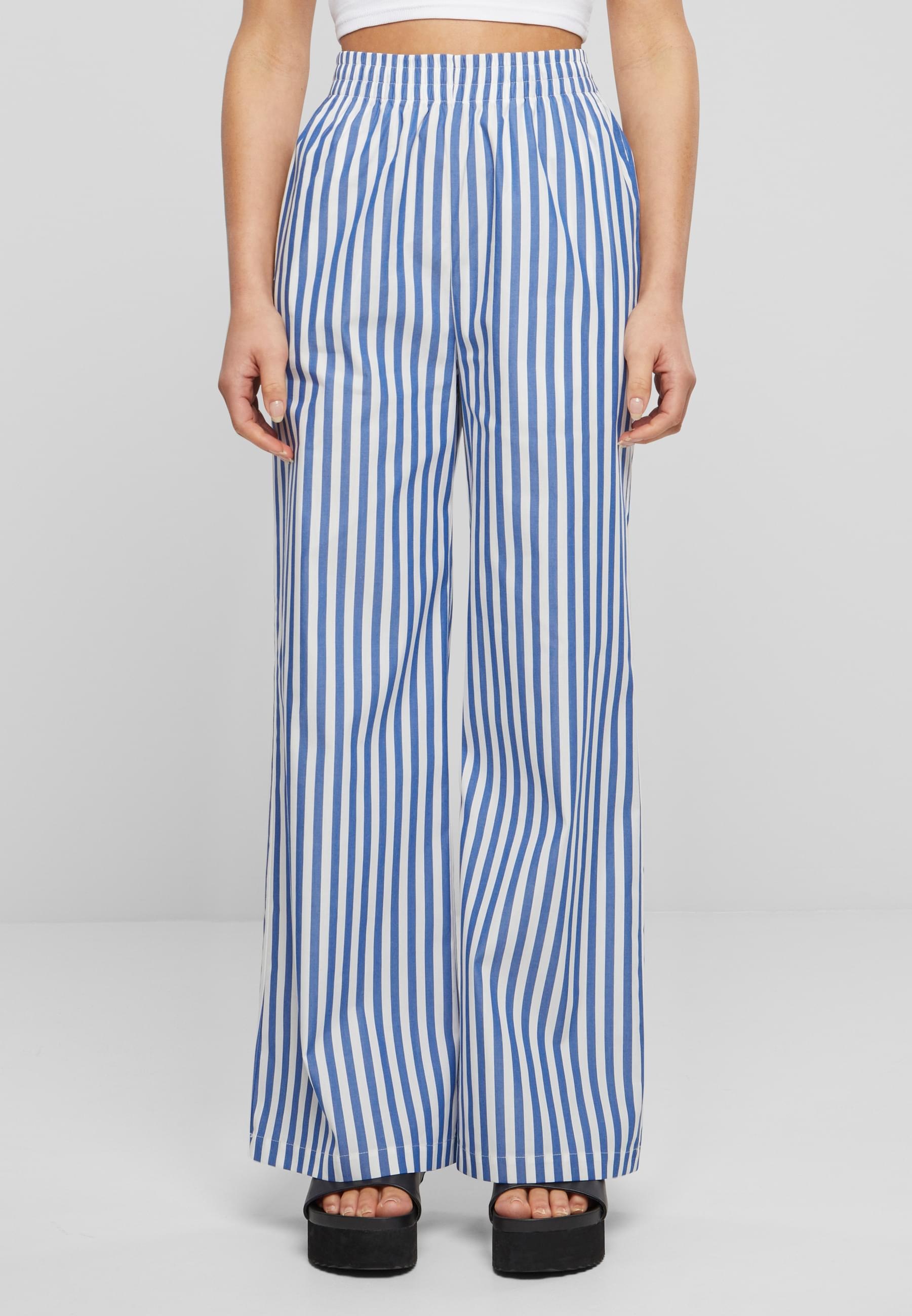 URBAN CLASSICS Stoffhose »Urban Classics Damen Ladies Striped Loose Pants«, (1 tlg.)