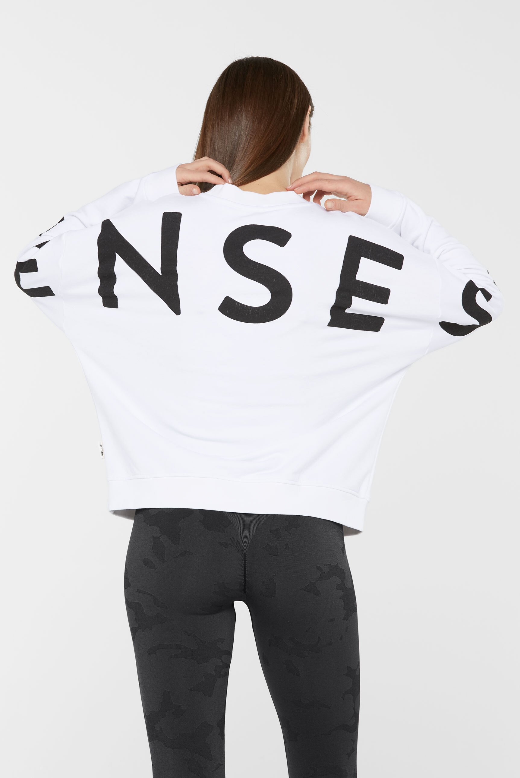 SENSES.THE LABEL Sweater, mit überschnittenen Schultern