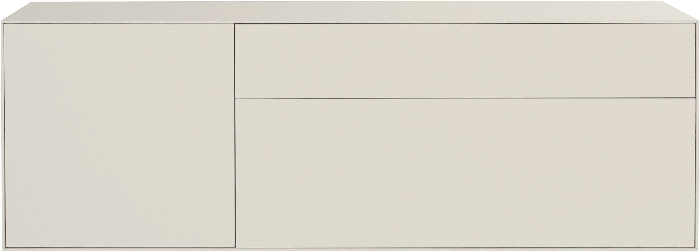 LeGer Home by Lena Gercke Lowboard »Essentials«, Breite: 167 cm, MDF lackiert, Push-to-open-Funktion
