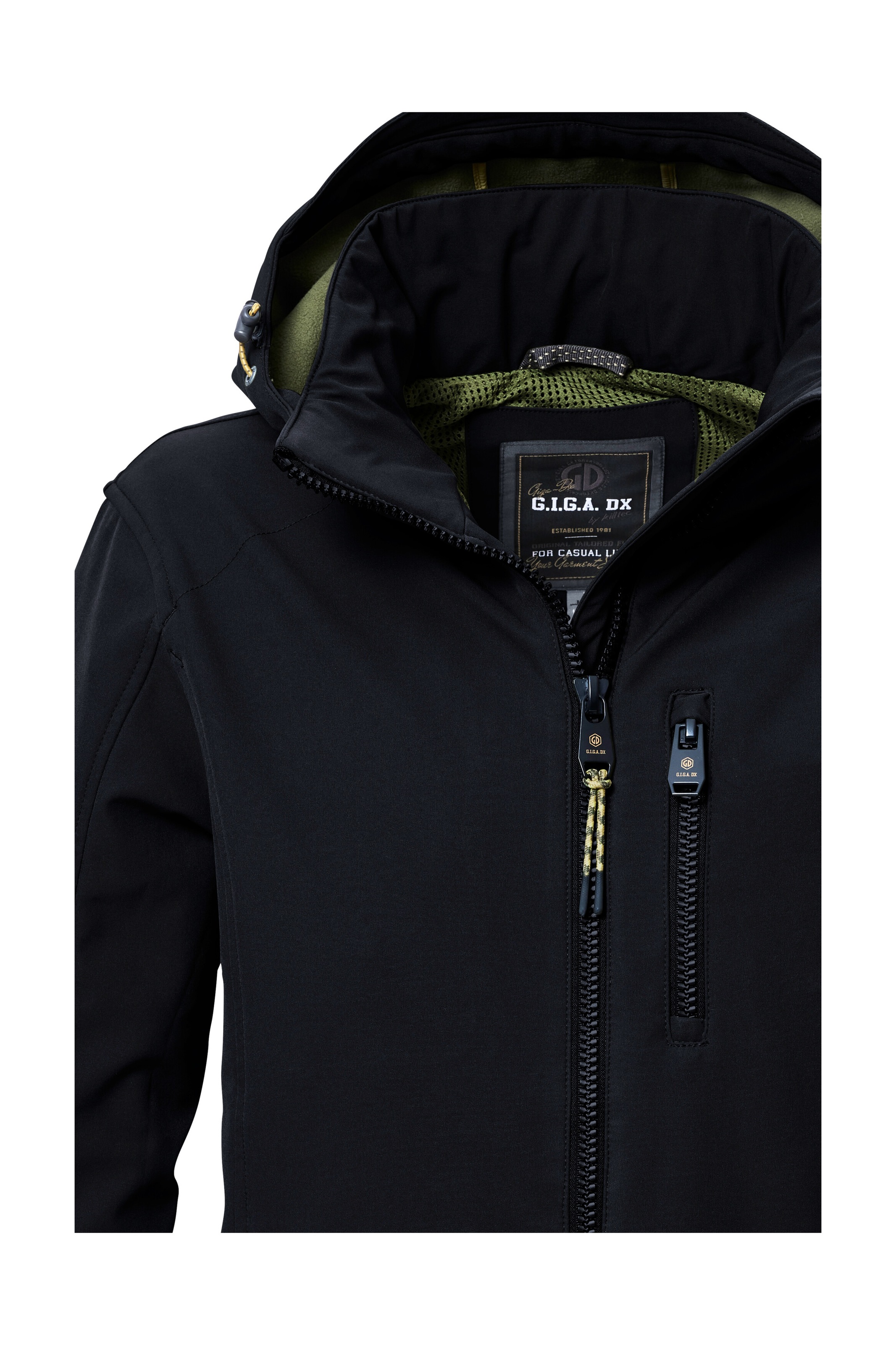 Thumbnail - G.I.G.A. DX by killtec Softshelljacke "GW 29 MN SFTSHLL JCKT" Wasserdichte Softshelljacke mit Fleece, abnehmbarer Kapuze...