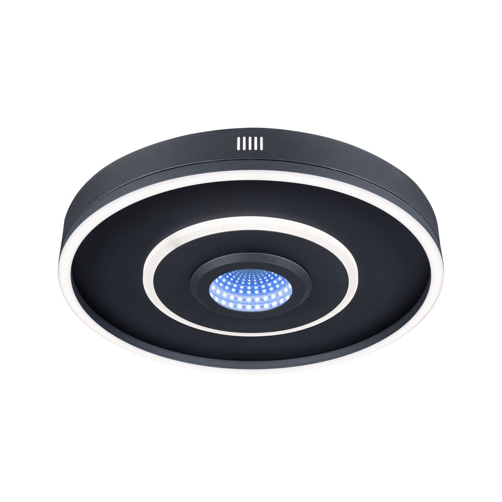 Paulmann LED Deckenleuchte »Spaceglow Four RGB+ 320lm / 800lm 230V 22W Schwarz matt«, 1 flammig, dimmbar