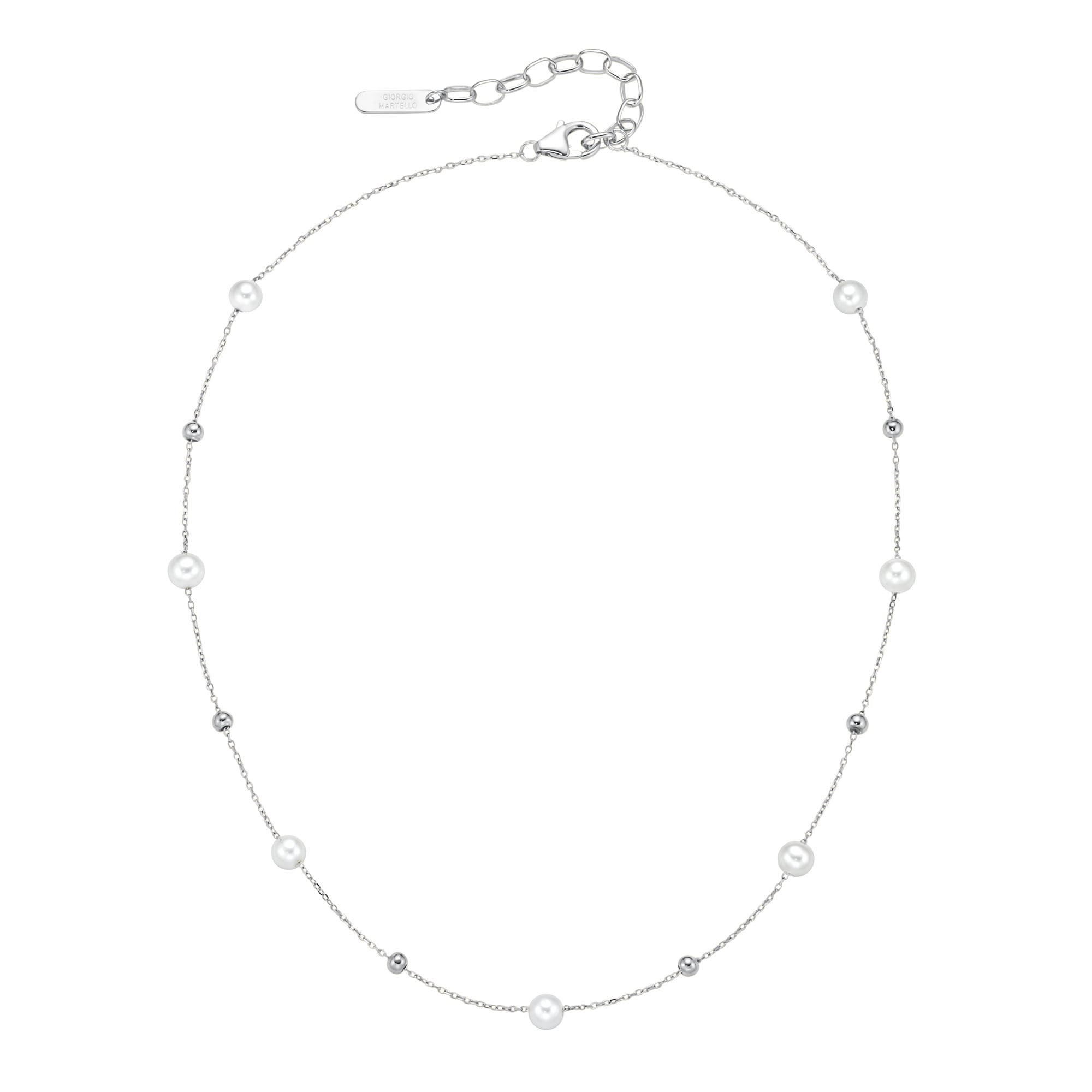 GIORGIO MARTELLO MILANO Collier »mit Süßwasser-Perlen, Silber 925«