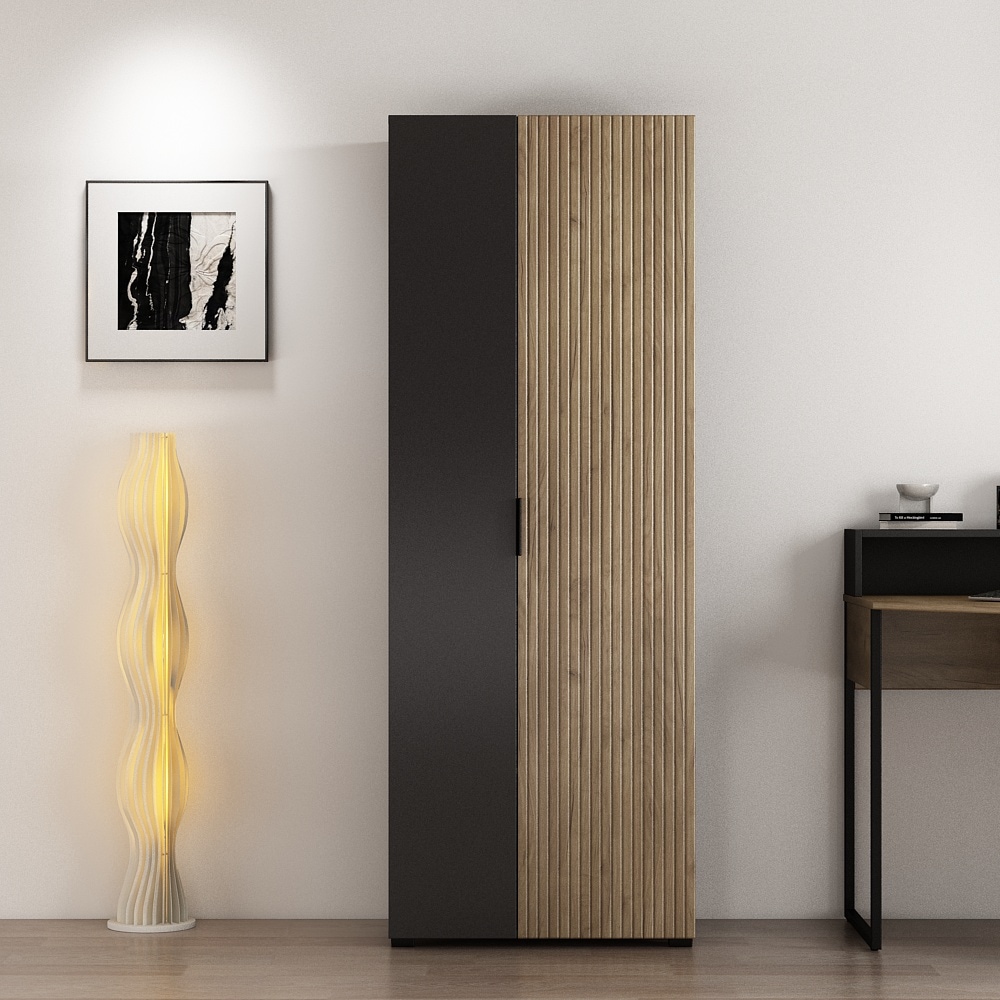 OTTO home Aktenschrank »ASPEA-AS1T5F« Set,  Mehrzweckschrank, modernes Design mit Akustikpaneel-Optik