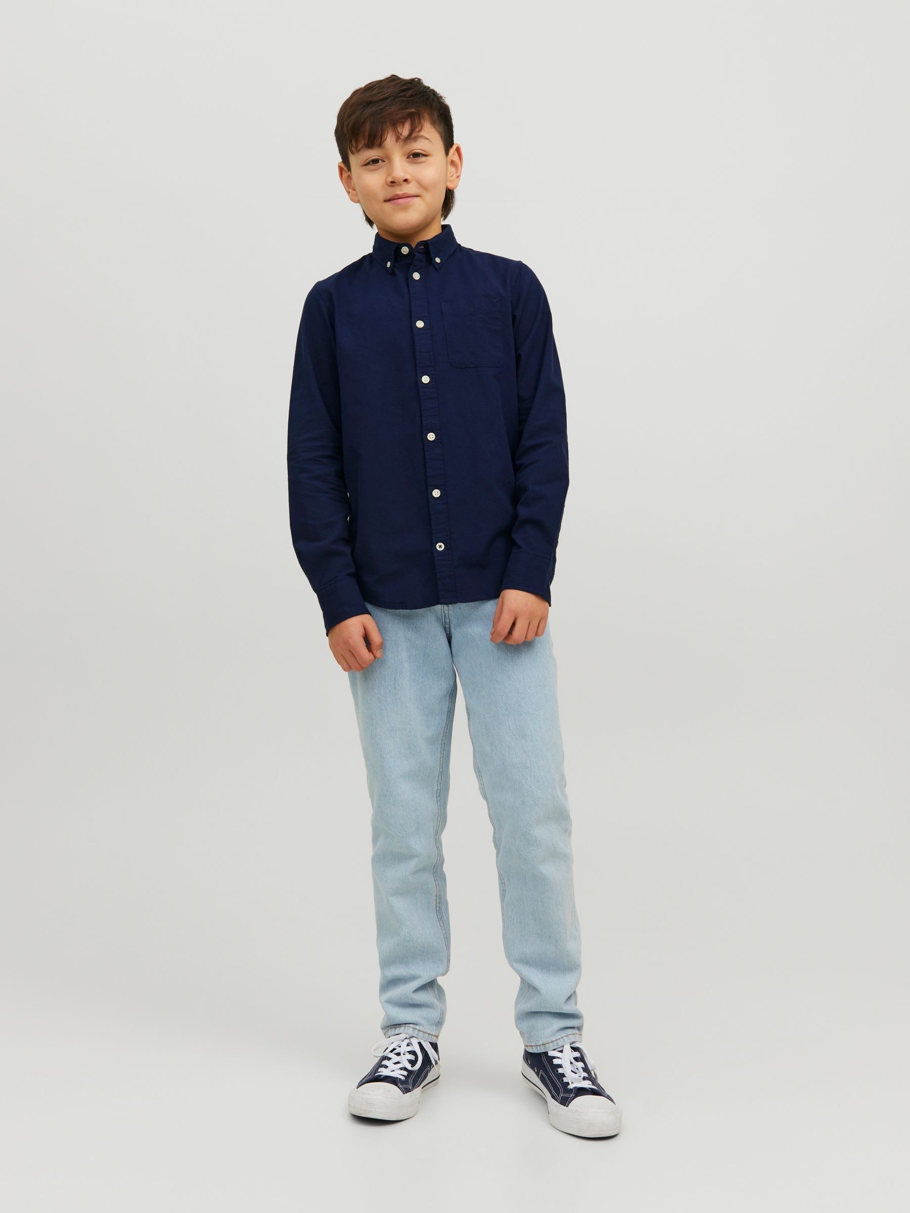 Jack & Jones Junior Langarmhemd »JJEOXFORD SHIRT L/S NOOS JNR«