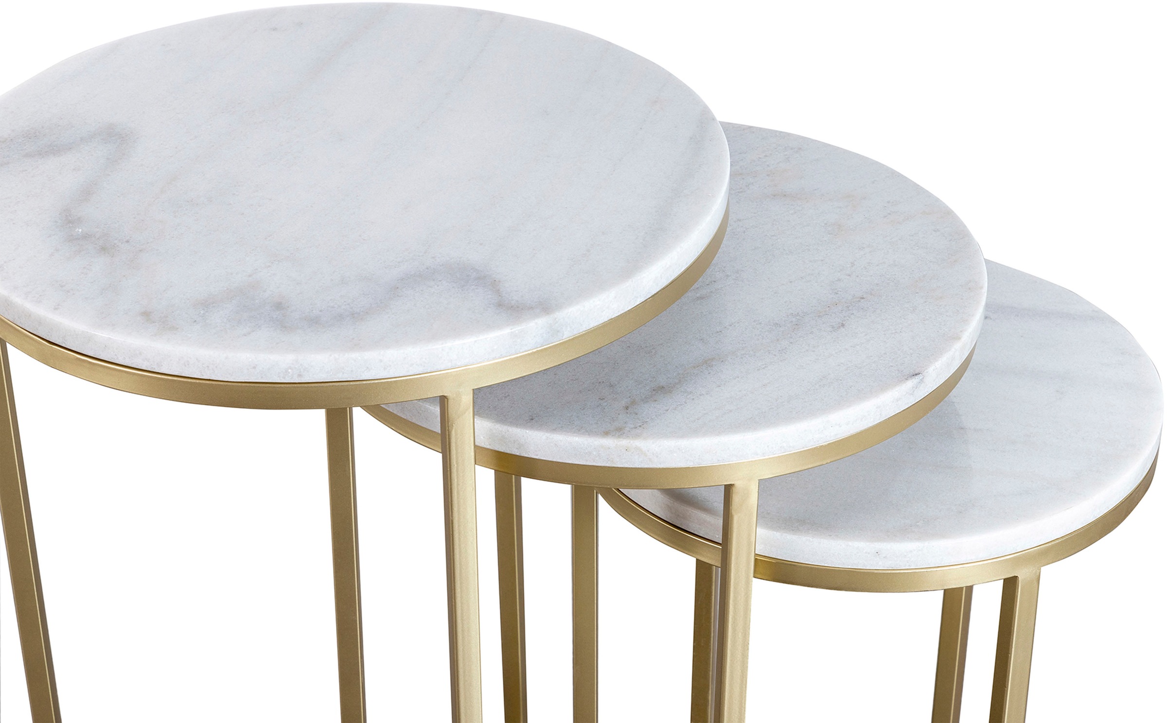 Kayoom Beistelltisch »Tria 125 3er-Set, faszinierend und auflockernd«, (Set, 3 St.), Beistelltisch-Set, zeitloses Design, hochwertige Verarbeitung