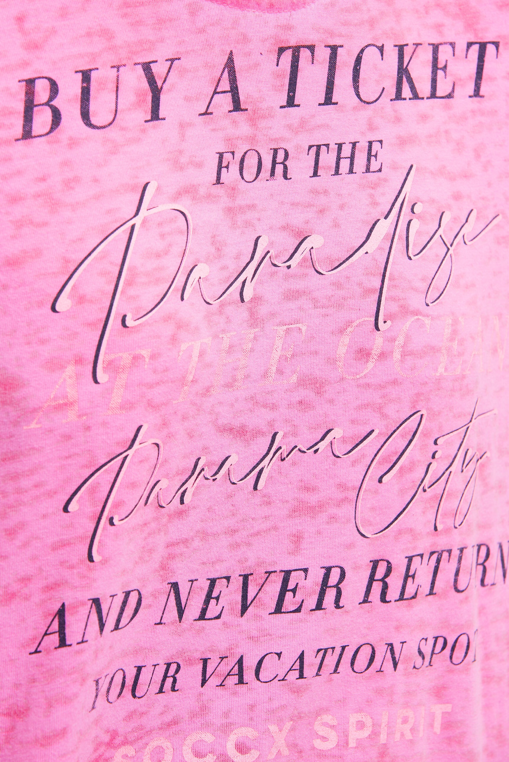 SOCCX Kapuzenshirt mit Ausbrenner-Effekten