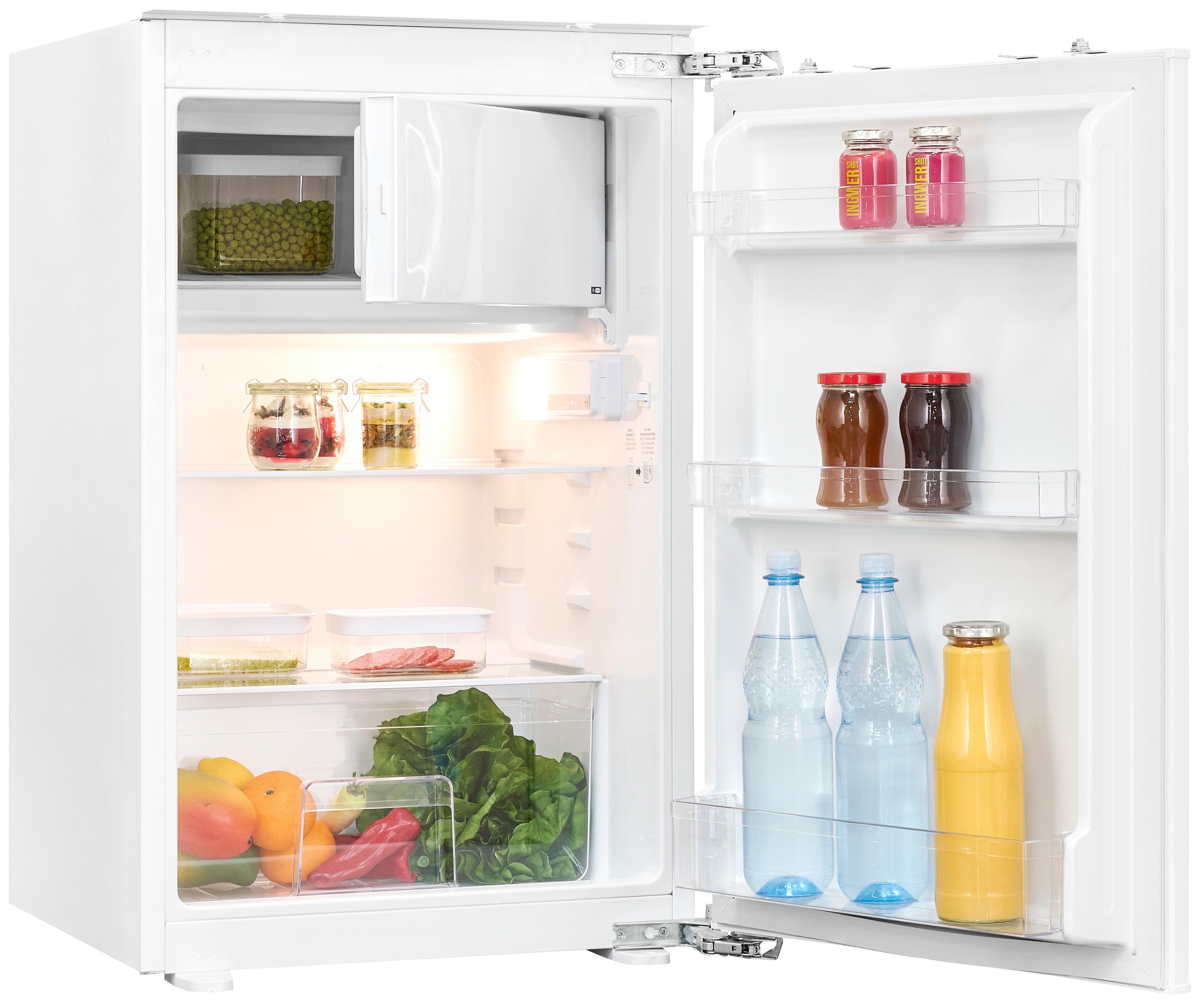 exquisit Einbaukühlschrank »EKS131-4-FE-O90E«, digitale Temperaturanzeige