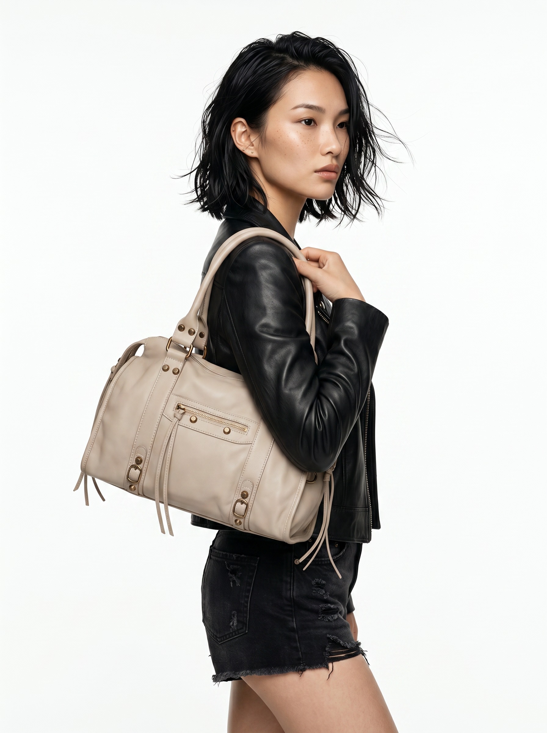 forty Shopper echt Leder, Made in Italy