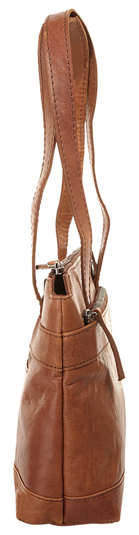 Spikes & Sparrow Henkeltasche, echt Leder